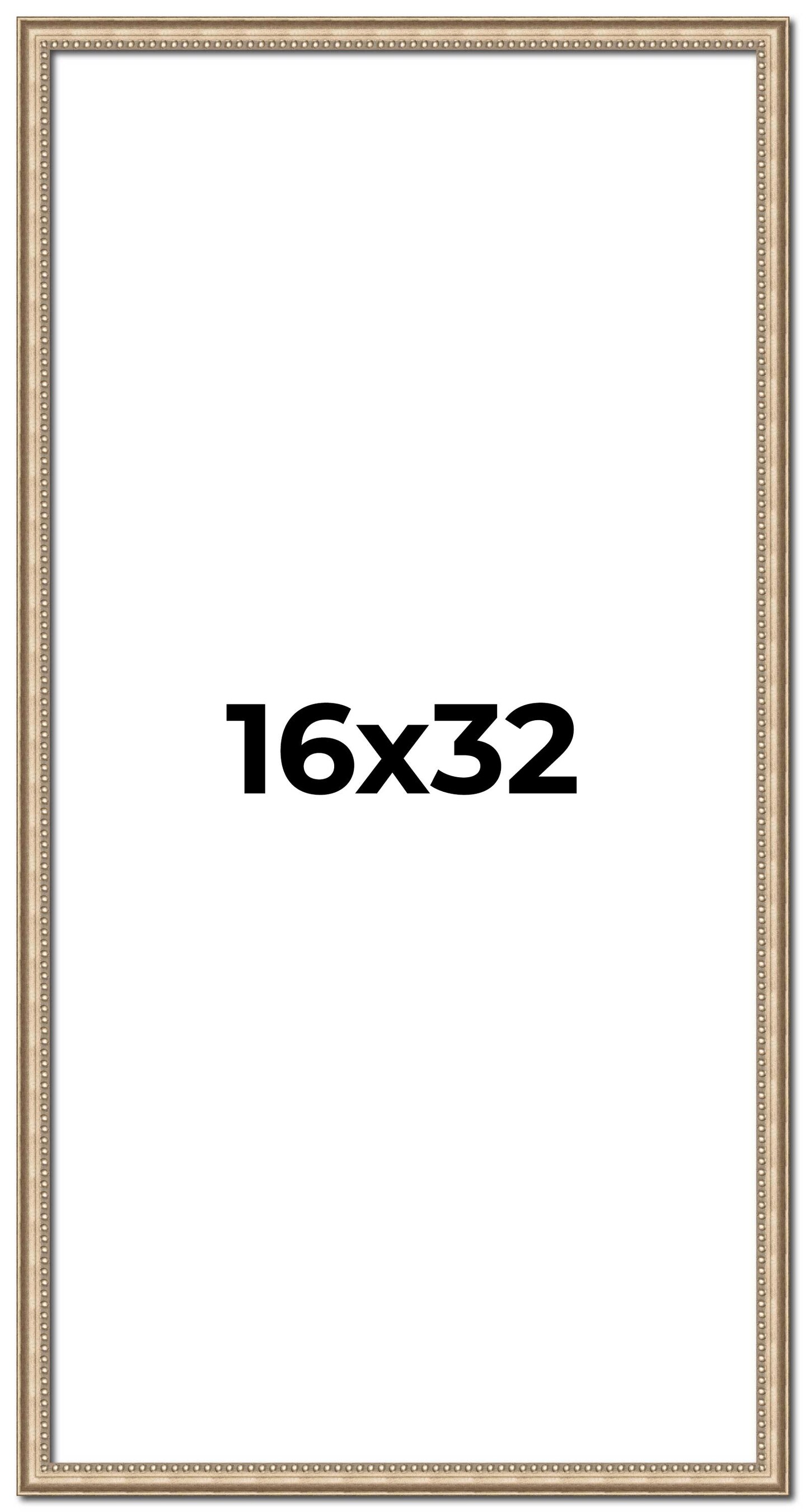 Panoramic Minimalist Silver Picture Frame - UV Acrylic, Foam Board Backing, Hanging Hardware