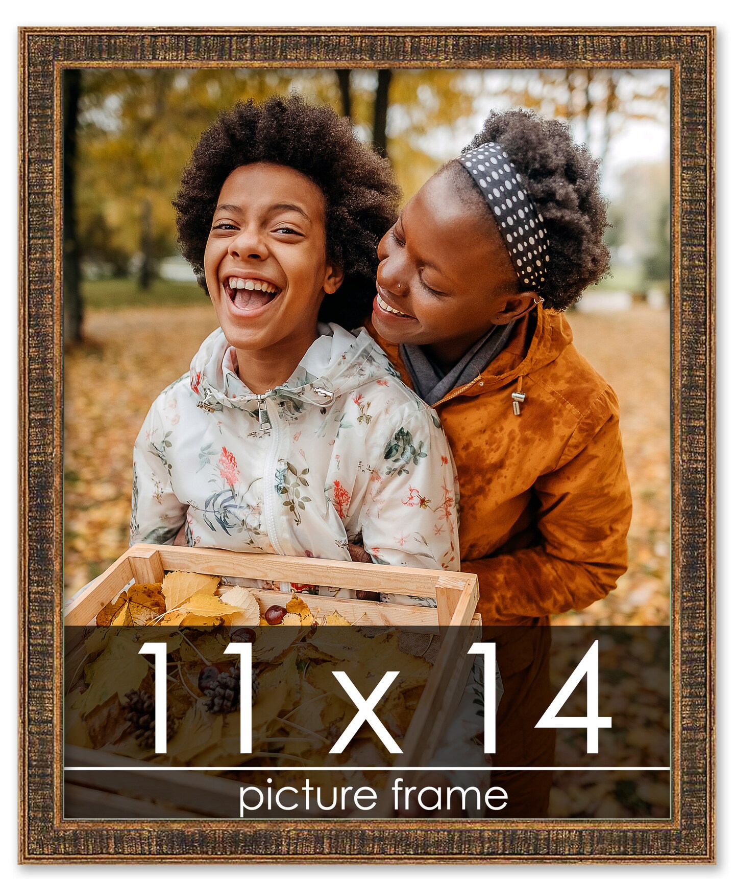 11x14 Textured Picture Frame with UV-Resistant Acrylic & Acid Free