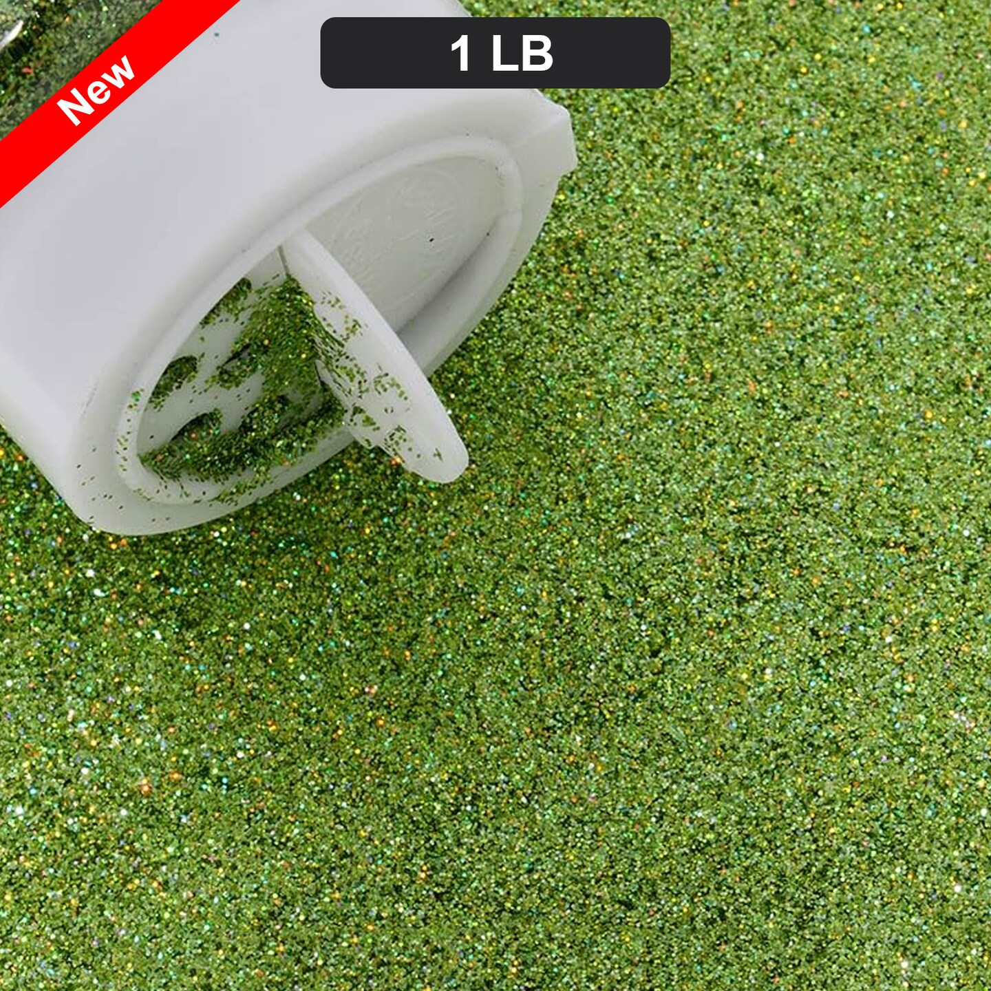 1lb Dazzling Light Green Glitter for Stunning Creations