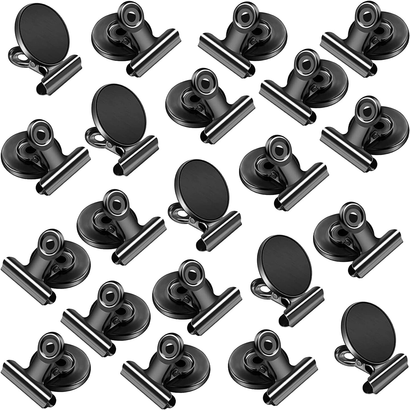 20 Pack Black Fridge Refrigerator Clips