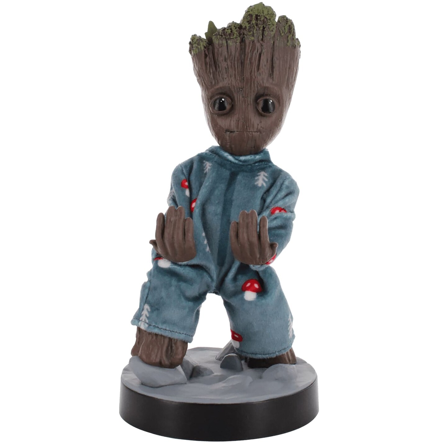 Exquisite Gaming: The Guardians Of The Galaxy: Toddler Groot In Pajamas -Original Gaming Controller &#x26; Phone Holder, Cable Guys, Marvel Licensed Figure