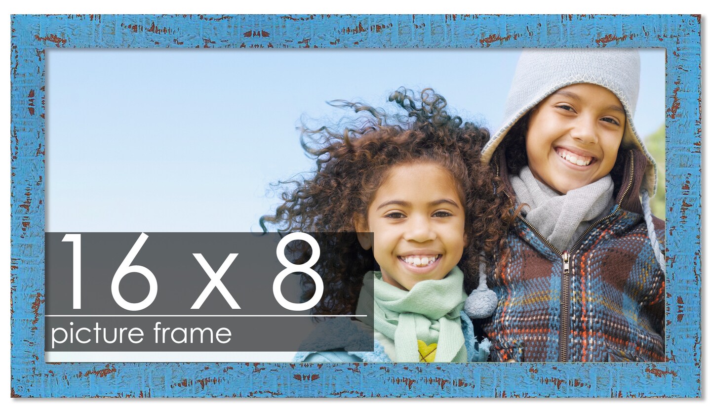 8x16 Shabby Chic Picture Frame with UV-Resistant Acrylic & Acid