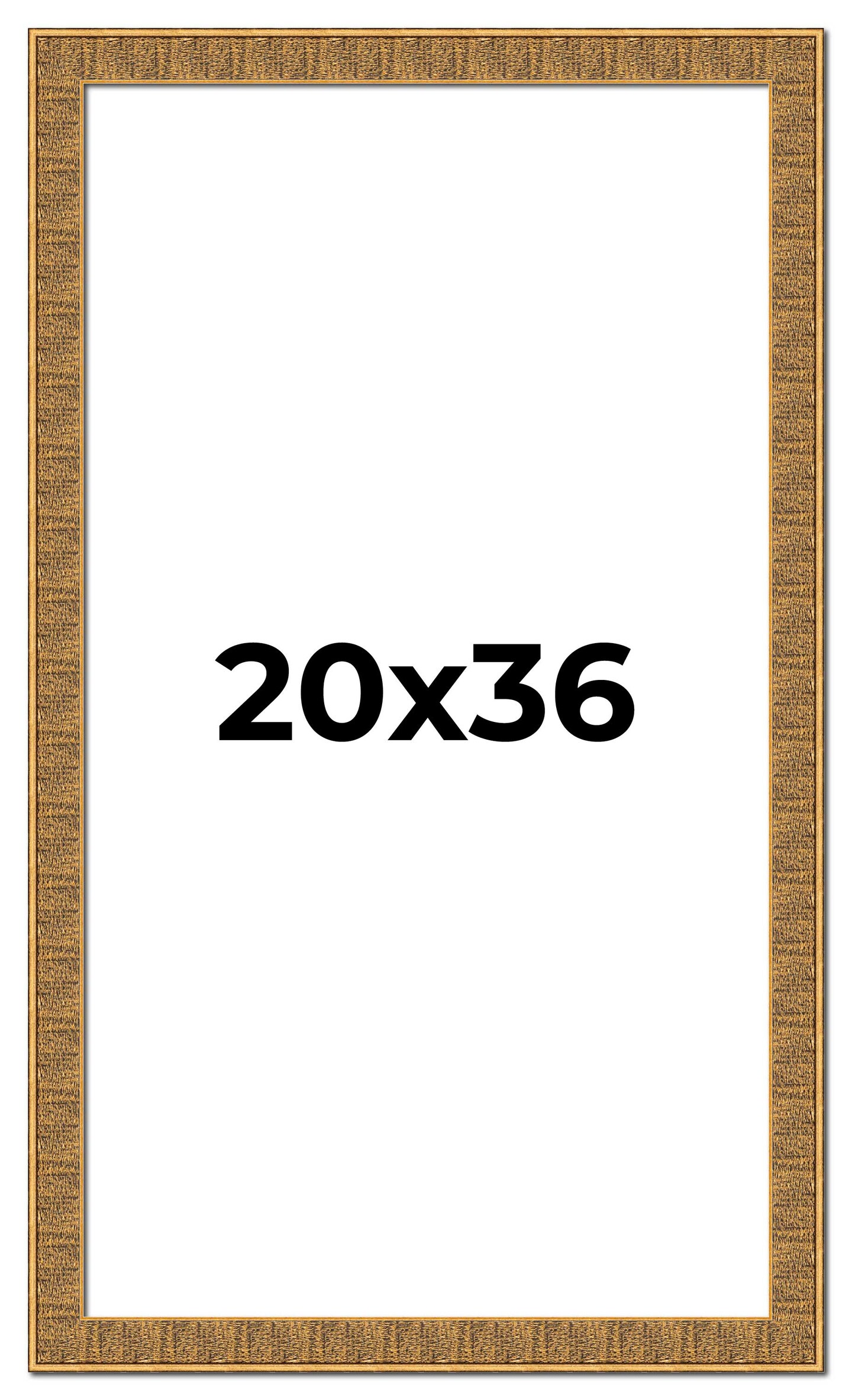 Sculpted Black Picture Frame - UV Acrylic, Foam Board Backing, Hanging Hardware
