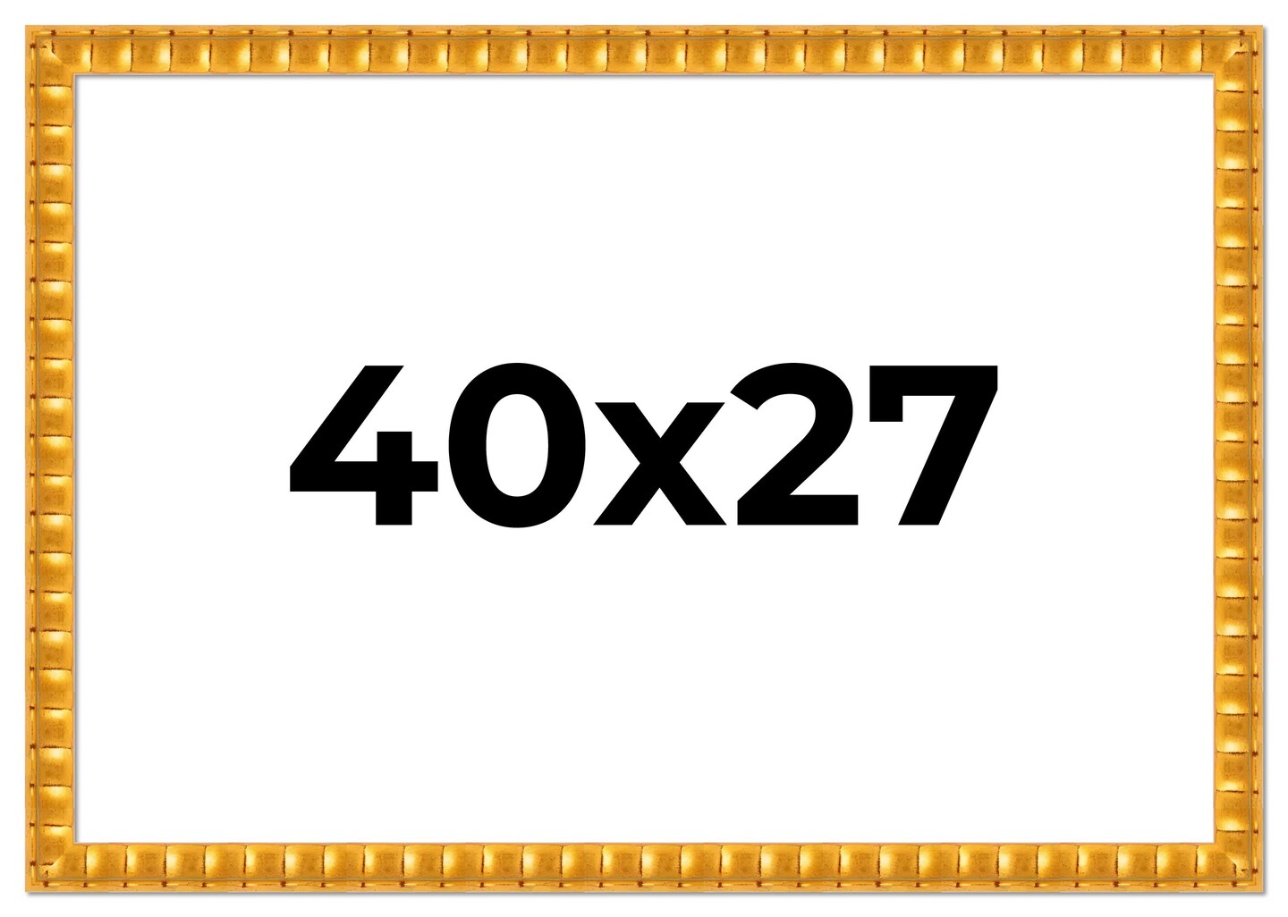 40x27 Bamboo Picture Frame with UV-Resistant Acrylic & Acid Free Backing, Available in 4 Finishes - Brown, Black, Gold, and Natural