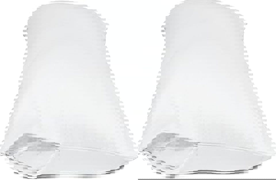 White Standard Pillowcases 21" x 27" – 10 Pack Cotton Pillow Covers for Crafts, Classrooms & Dorm Use