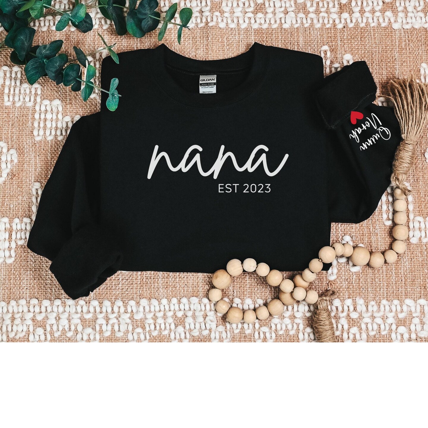 Personalized Nana Est Sweatshirt Custom Nana Shirt Mothers Day Gift Gift for Nana | MC_4_403 product 3