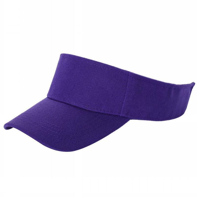 V4 Sun Visor Velcro Tape Hat Polyester Adjustable Fit for Sun Protection
