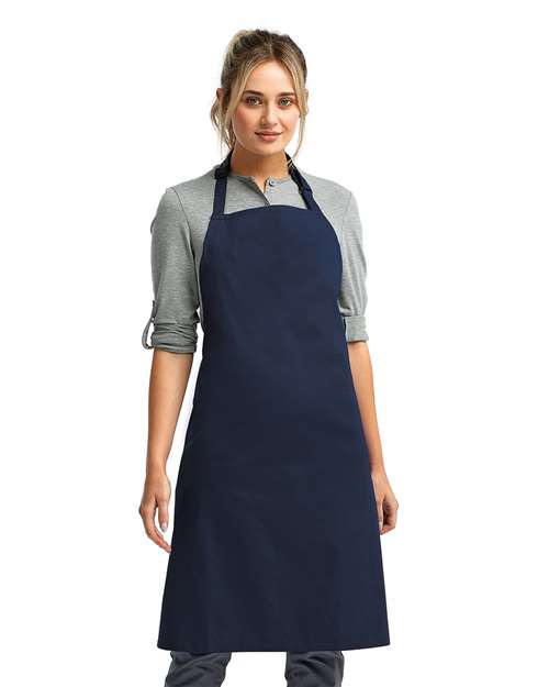 Artisan Collection by Reprime® Recycled Bib Apron Adjustable Neck Strap Durable Eco Friendly