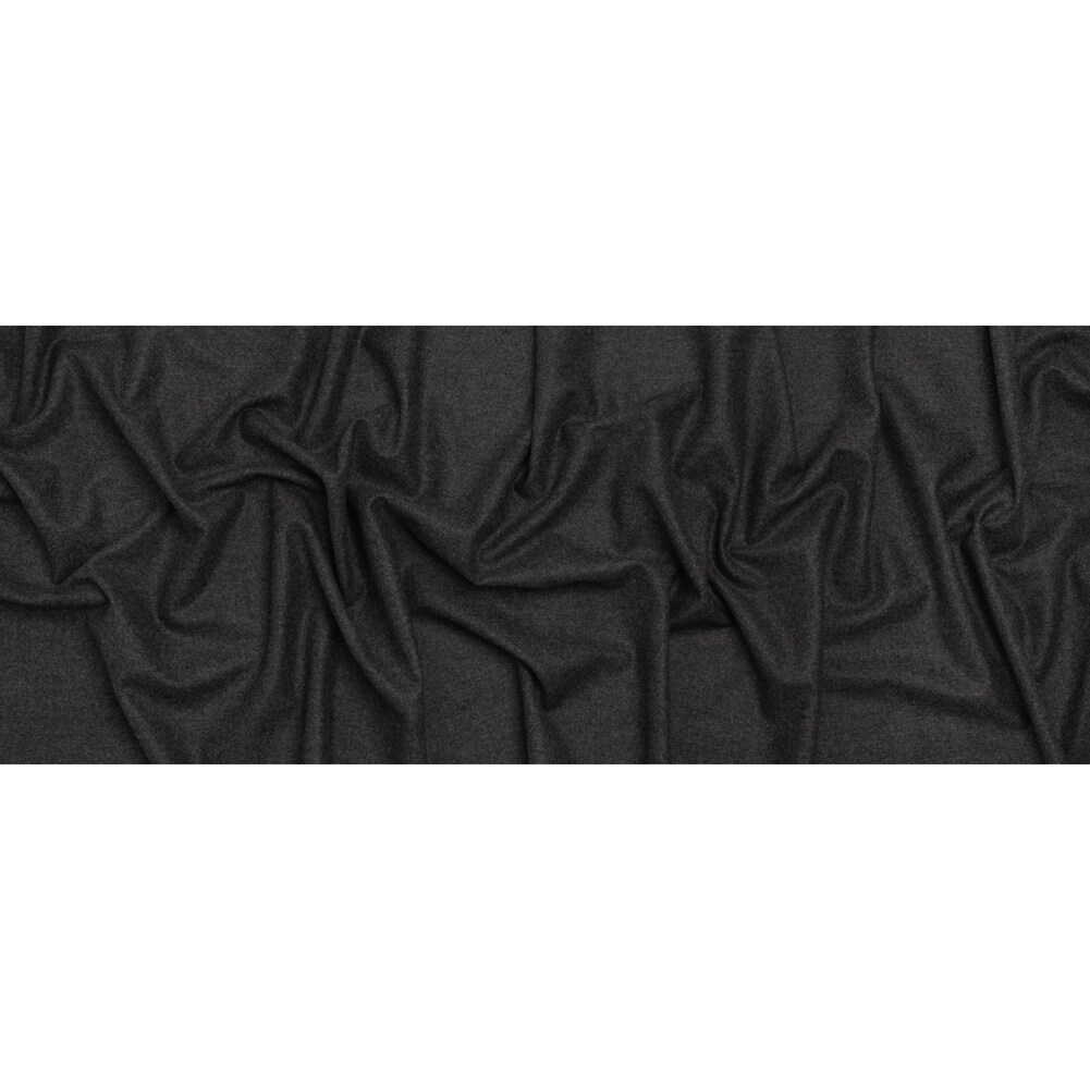 1 Yard Heathered Gray and Volcanic Ash Super 130s Wool Flannel Suiting Soft 60 inch Width