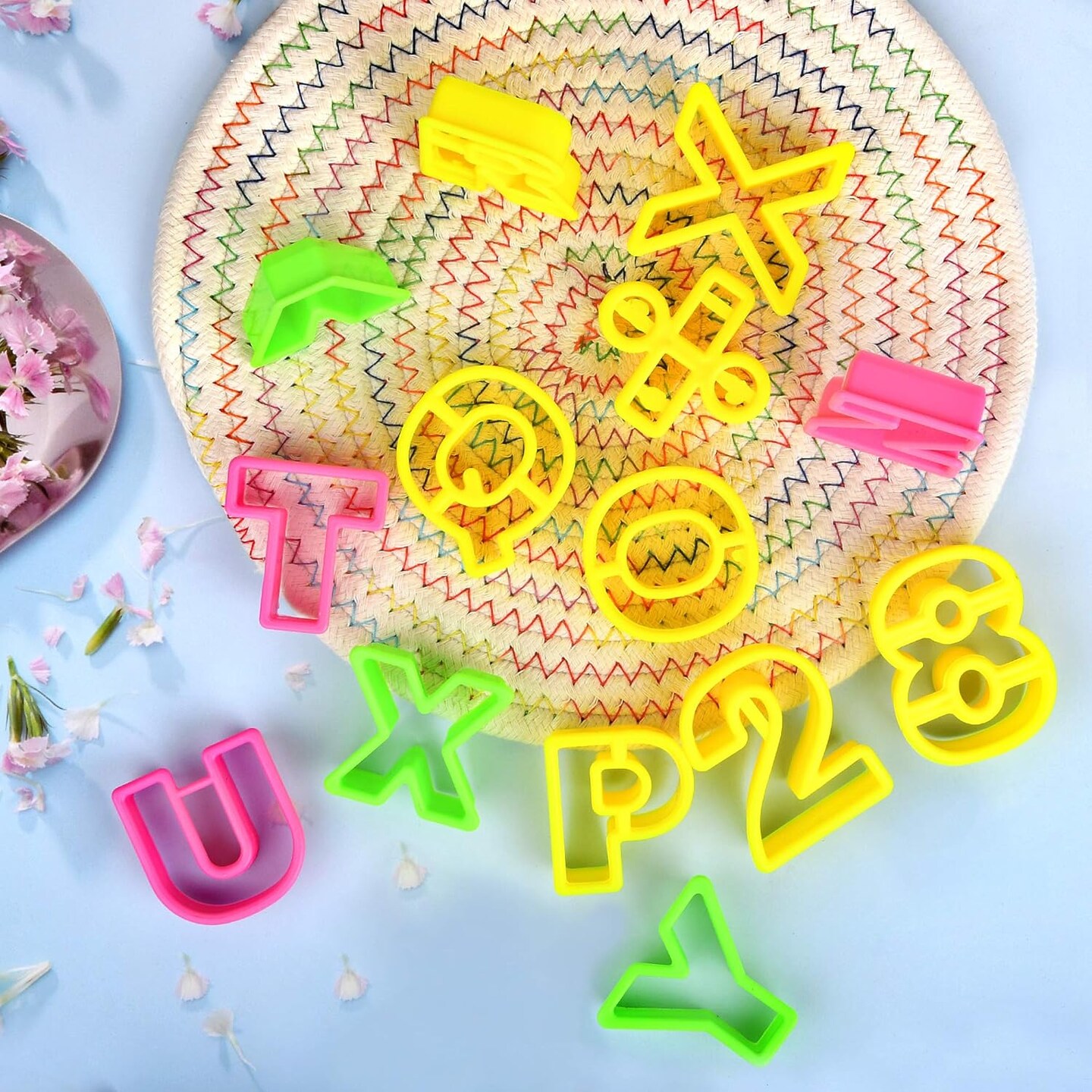 Mini Alphabet &#x26; Number Cookie Cutter Set 41 Pieces