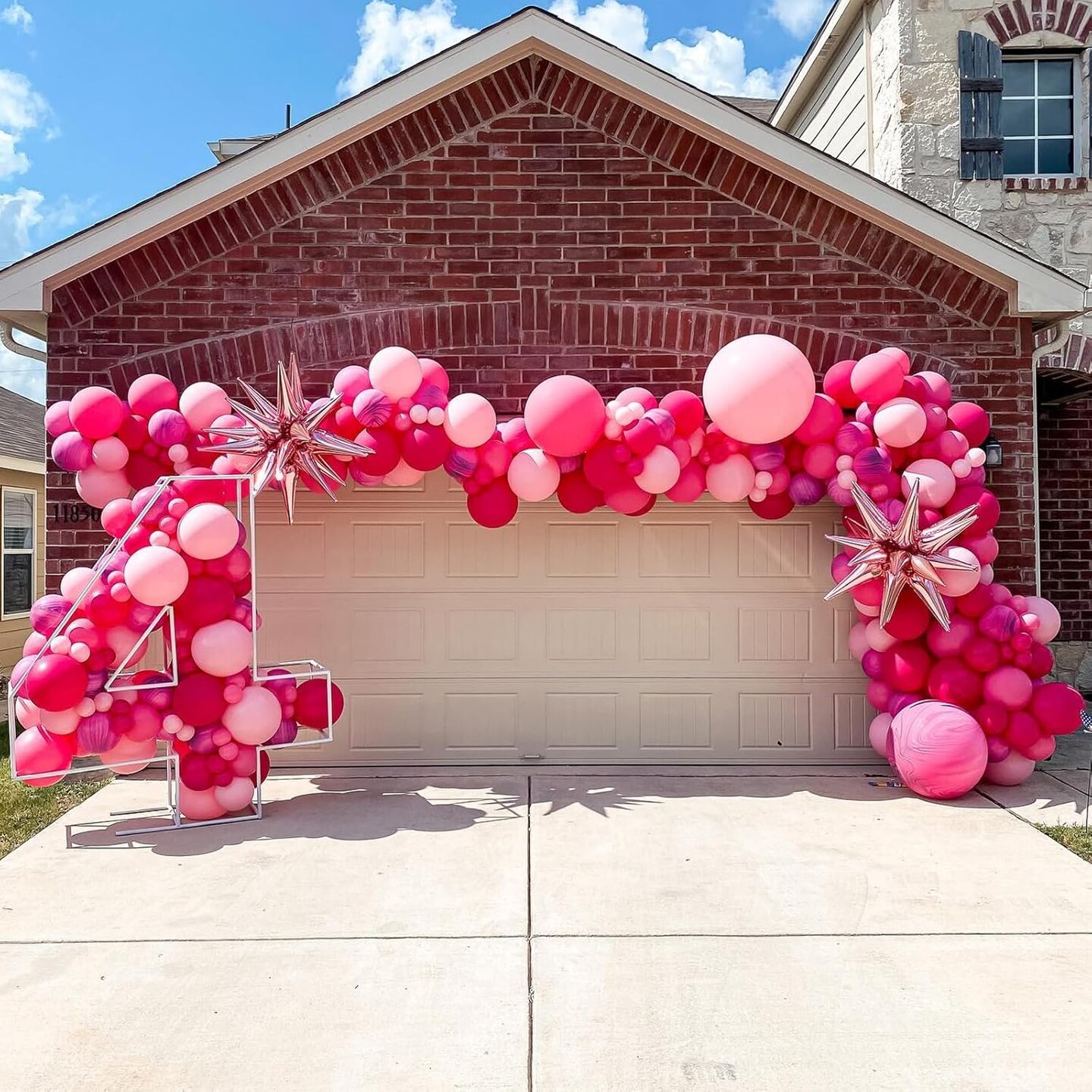 60-Pack Pink Balloons 12in – Hot, Pastel, Metallic & Confetti Latex for Birthday, Baby Shower & Wedding