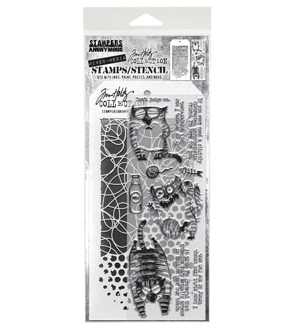 Tim Holtz Mixed-Media Stamps &#x26; Stencil