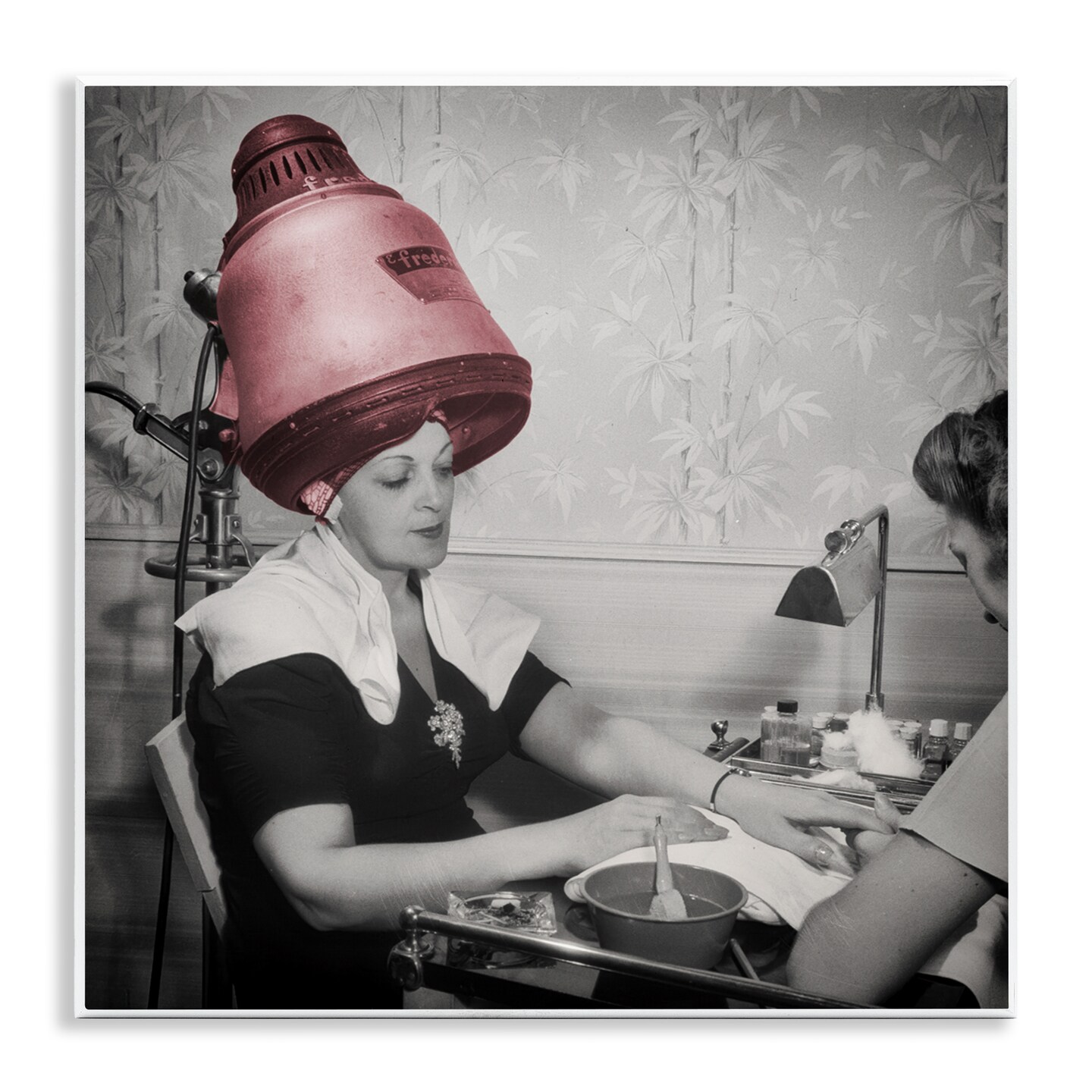 Stupell Industries Vintage Hair & Nails Salon Wall Plaque, design by Sophie 6