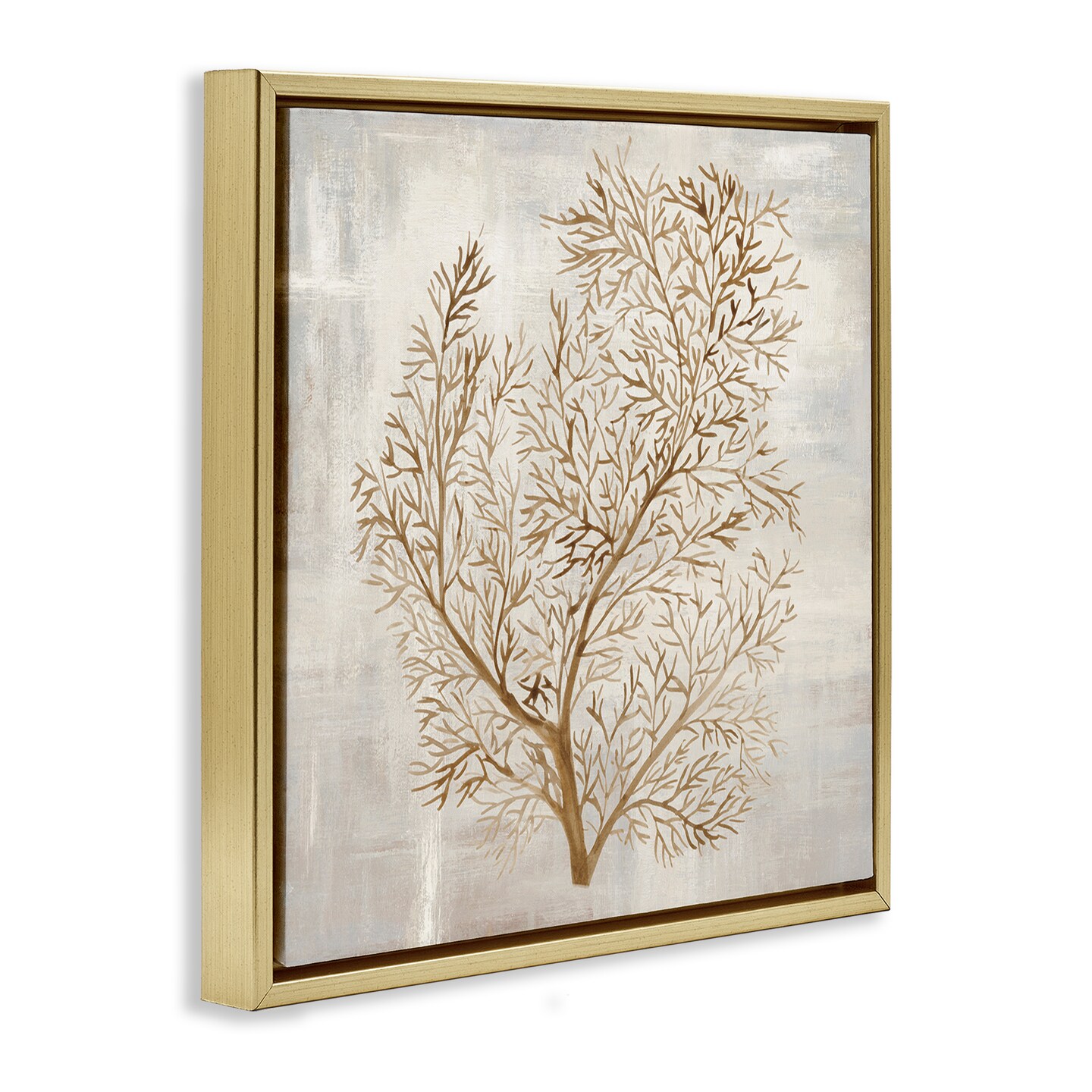 Stupell Industries Beige Tides Botanical Floating Frame, design by Hannah Dawson