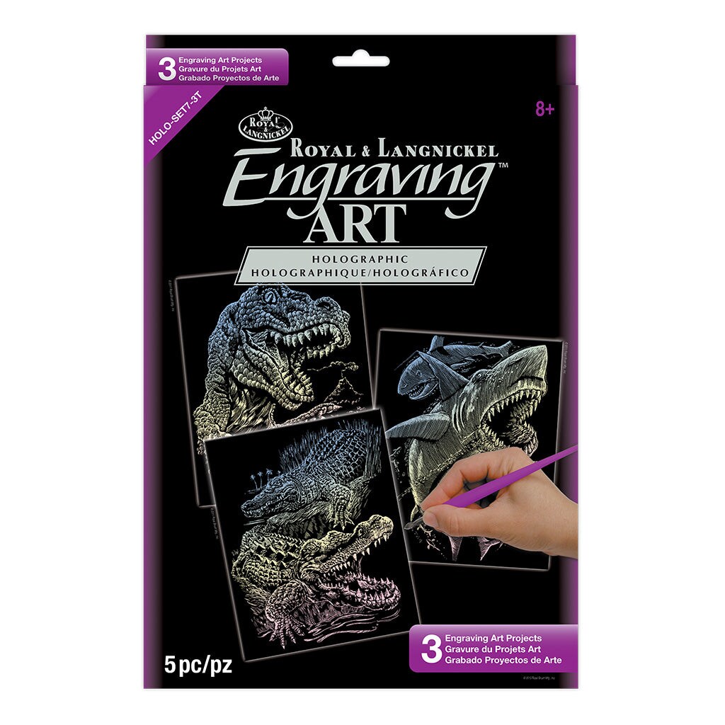 HOLO-SET7 | Engraving Art™ 5pc 3-Project Holographic Foil Set | Michaels