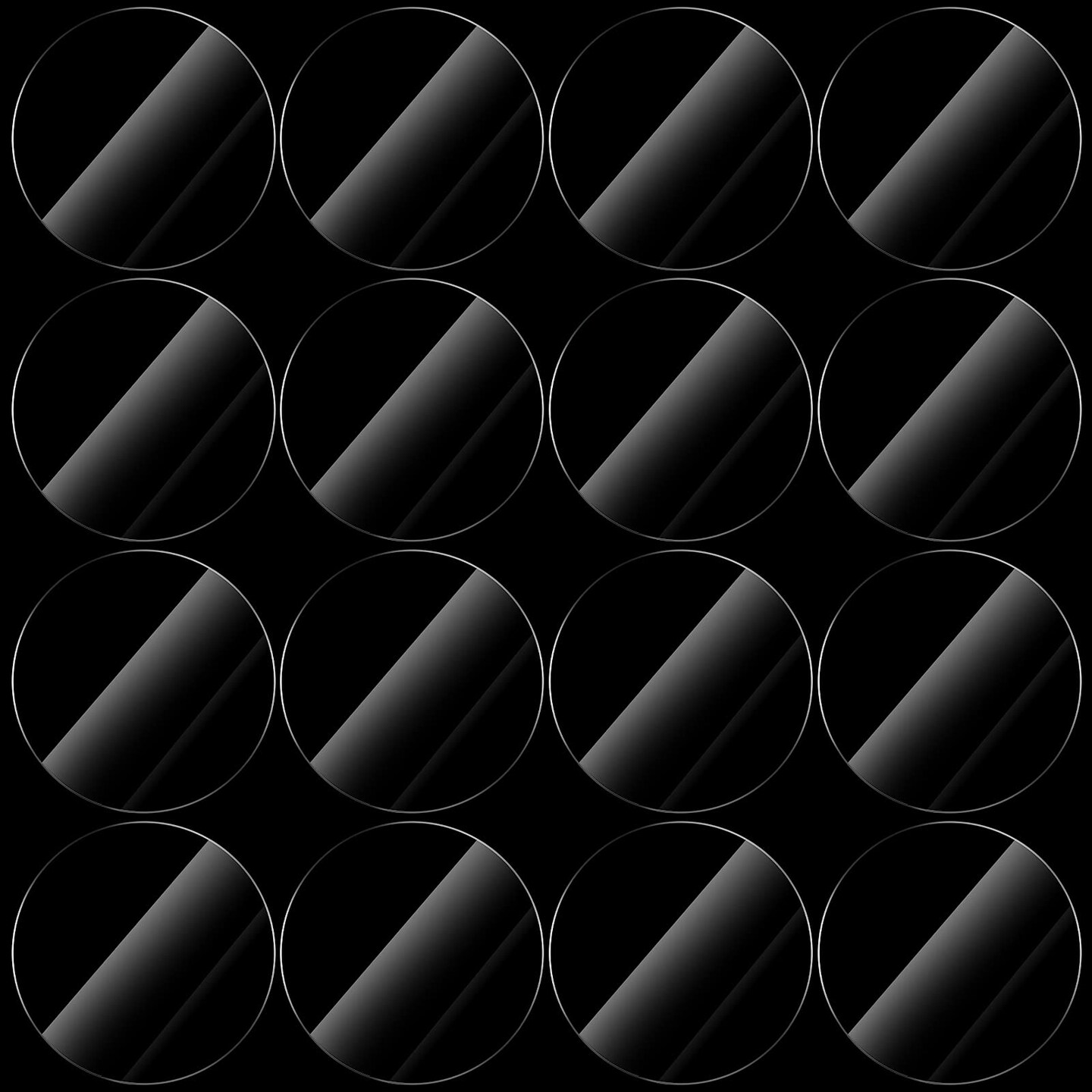 16 Pieces Clear Circle Acrylic 0.08 Inch Thick Round Acrylic Blanks Acrylic Discs Round Acrylic Panel for Picture Frame Painting DIY Crafts (Clear,4 Inch/ 10.16 cm)