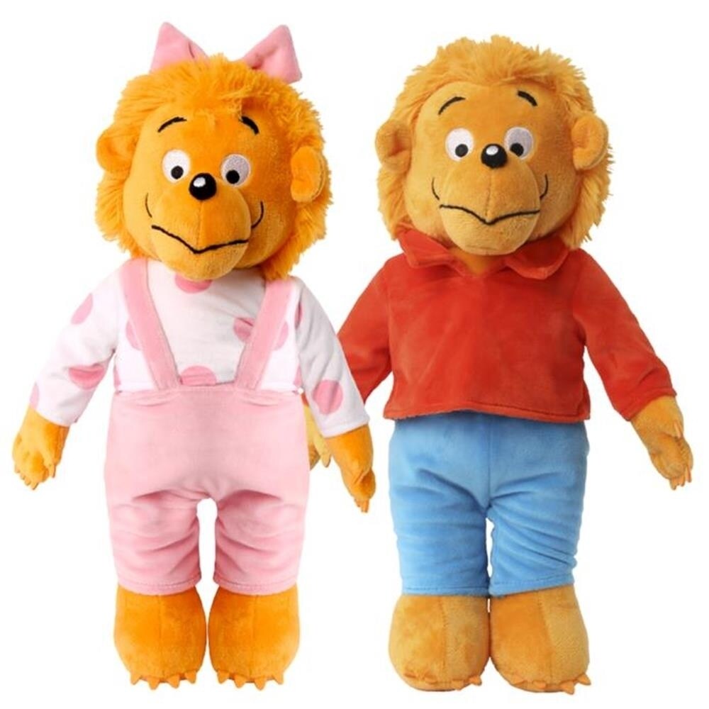 Berenstain Bears Plush Dolls Brother Sister Bear Set Mighty Mojo 14-Inch Soft Toys