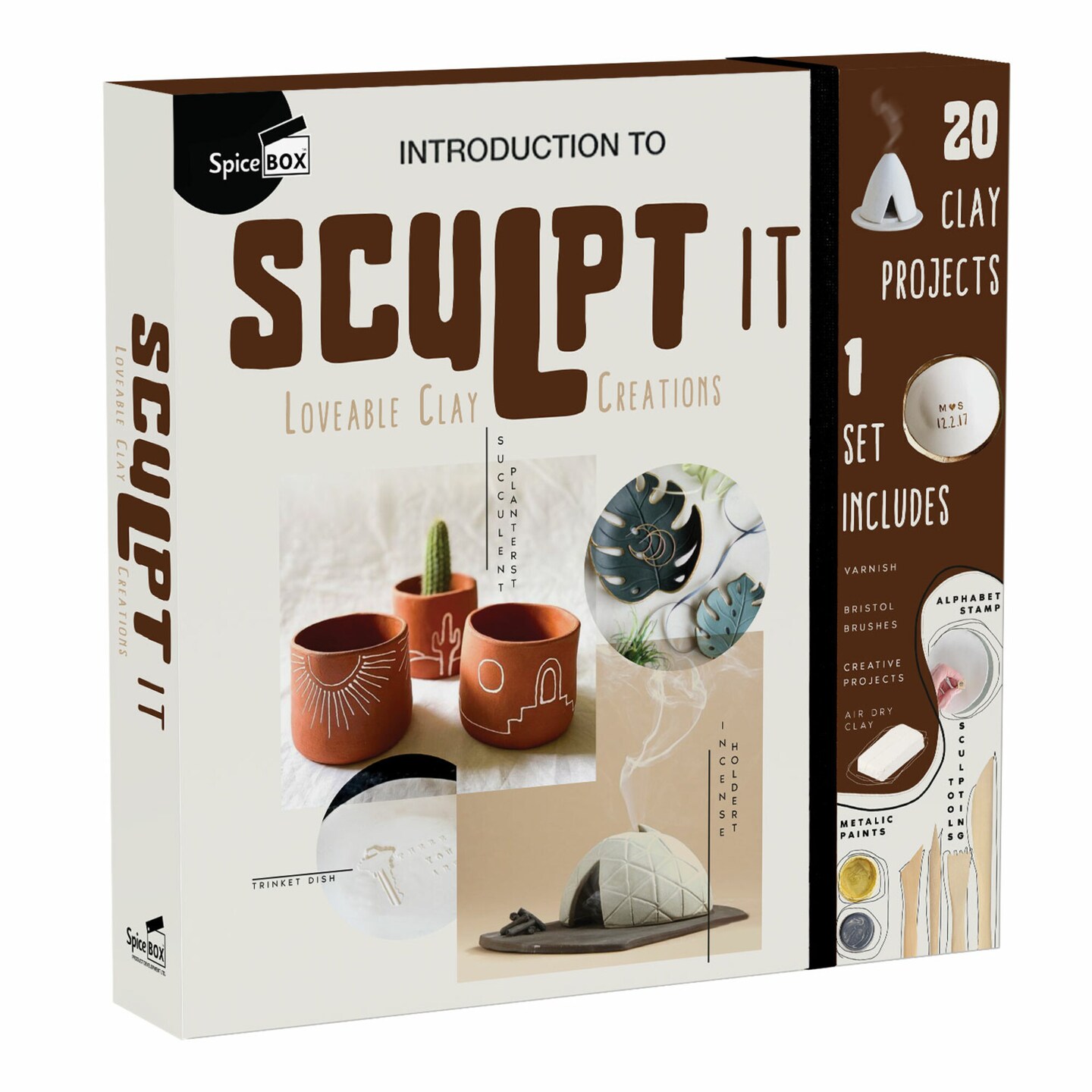 SpiceBox Introduction to Sculpt It! Kit - Unleash Your Artistic Potential with Tranquil Clay Sculpting