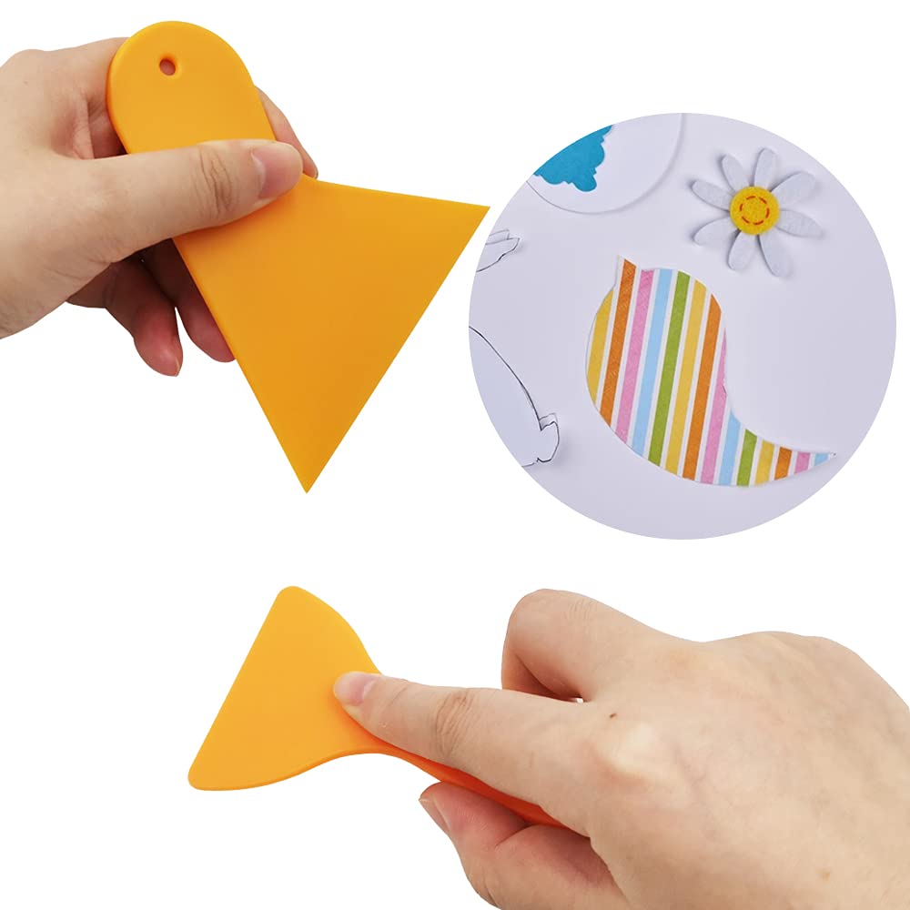 8 Pieces Weeding Tools for Vinyl, FineGood  Weeding Tool Set Basic Craft Removal Kits Scissors Scraper Spatula Tweezers for Die Cut Cardstock Scrapbooking