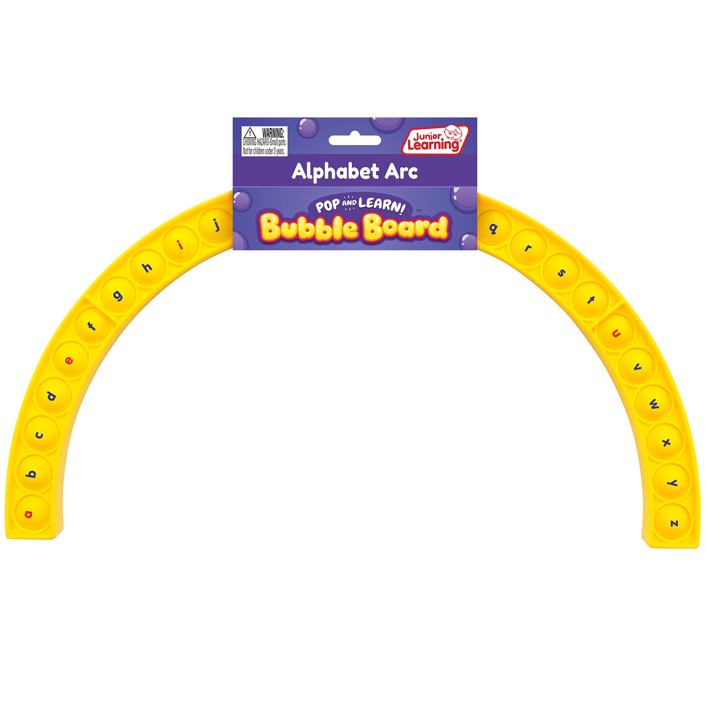 Junior Learning Alphabet Arc Bubble Board, Double-Sided, Ages 4-7, Letter Recognition, K-2