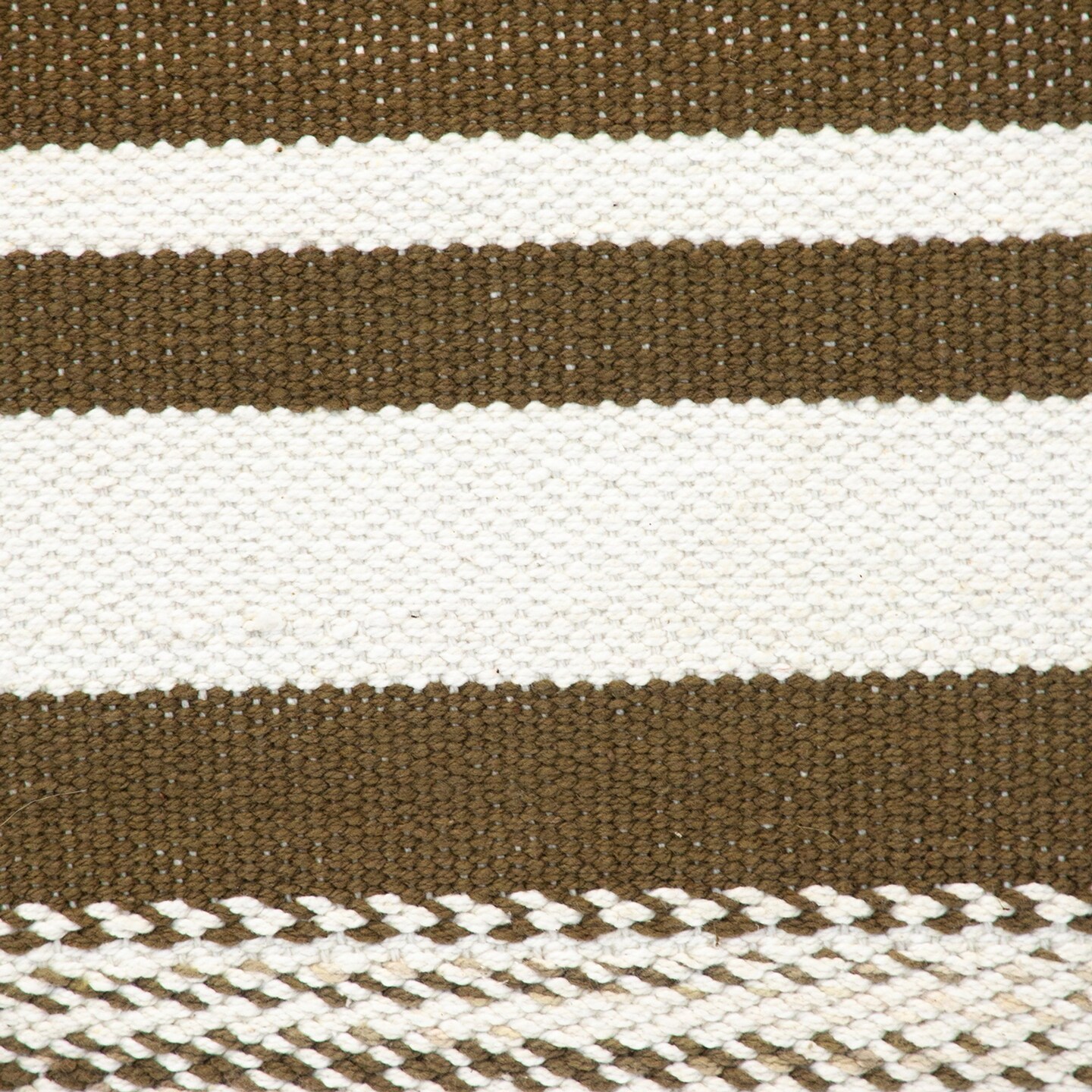 Edge Collections - 18" x 18" - Textured Boho Striped Throw Pillow - 1 Piece