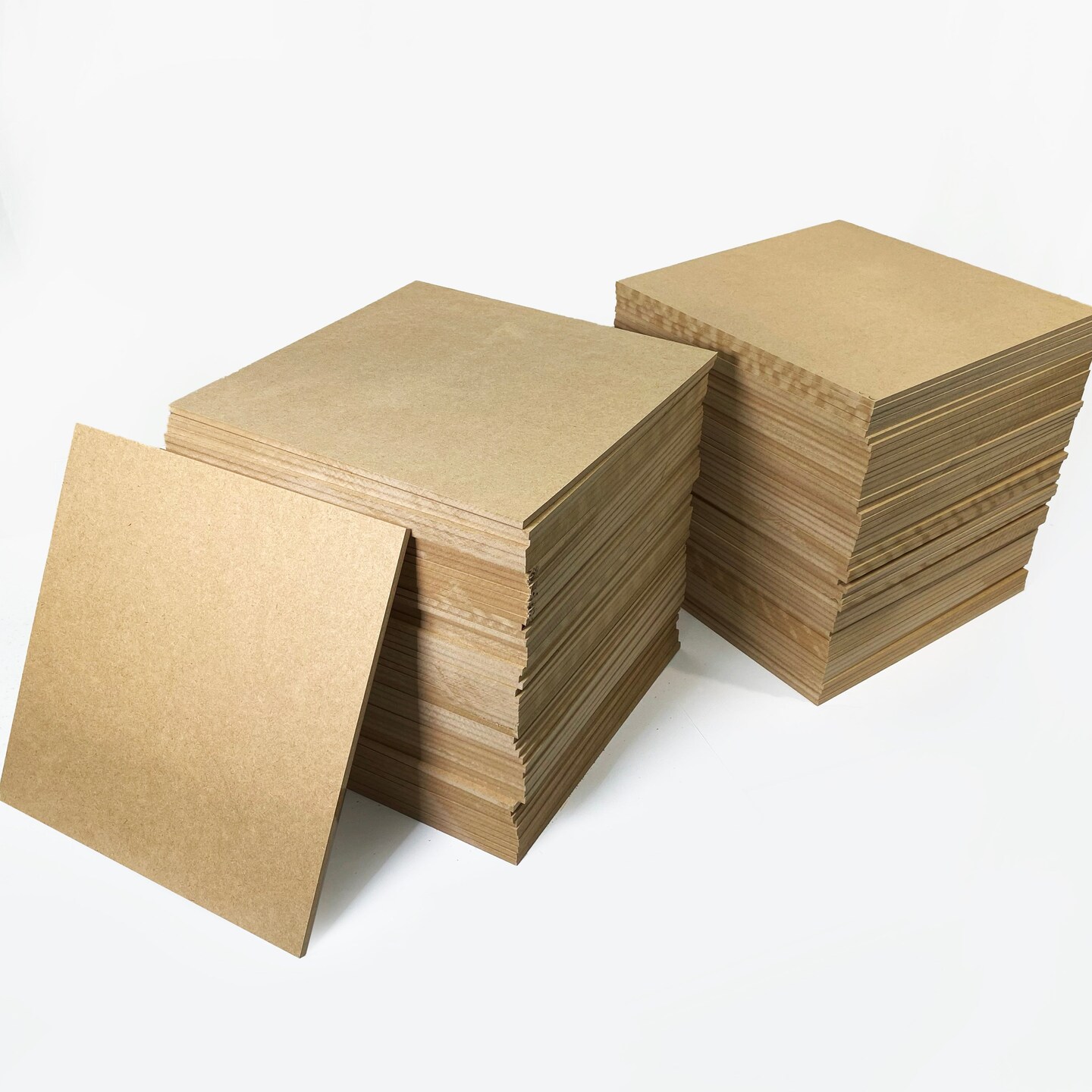 3mm or 6mm MDF (Medium Density Fibreboard), 12x12, 12x19, 16x24, Unfinished | for Laser Engraving, CNC, Wood Burning, Router, Scroll Saw.