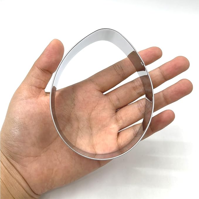 Easter Cookie Cutter Set, 3-pc, Egg, Bunny and Carrot, Stainless Steel