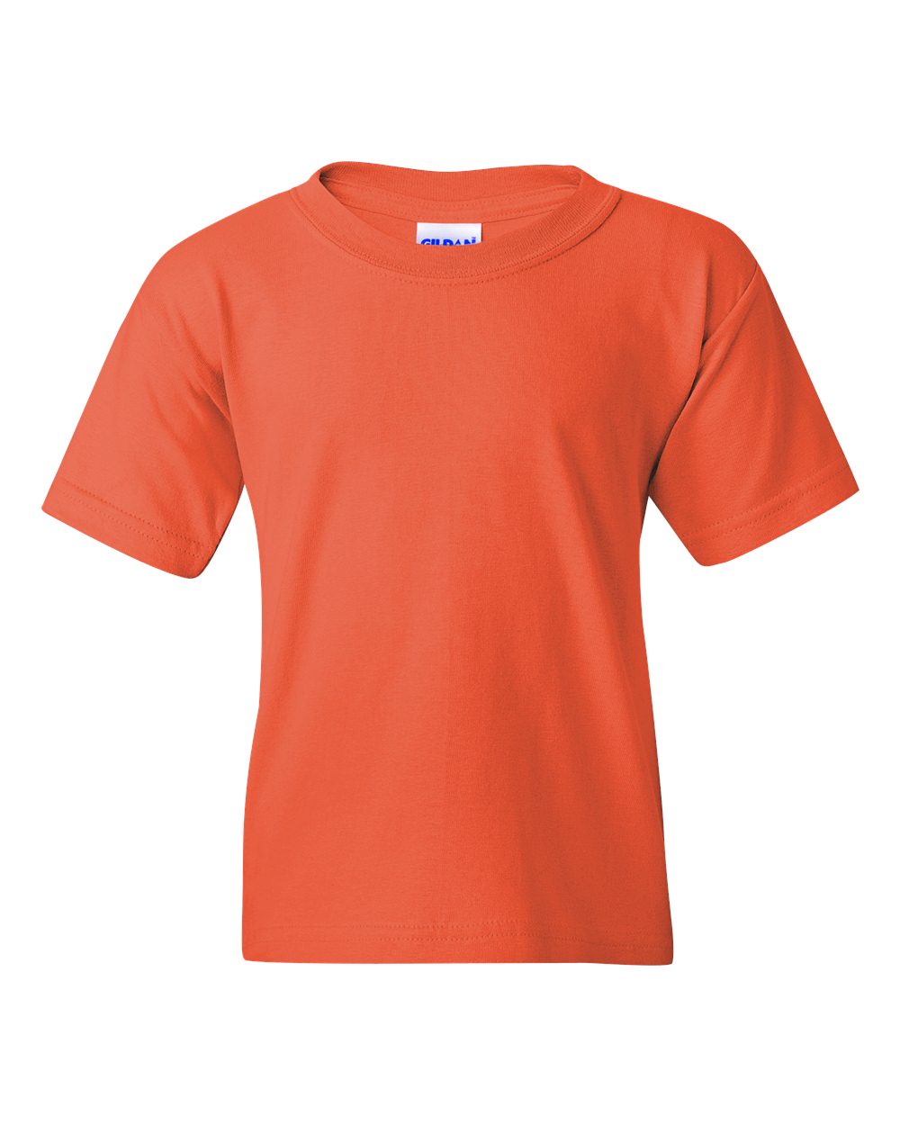 Gildan Heavy Cotton Youth Crewneck Short Sleeve T-Shirt Durable Kids Basic Tee for Everyday Comfort