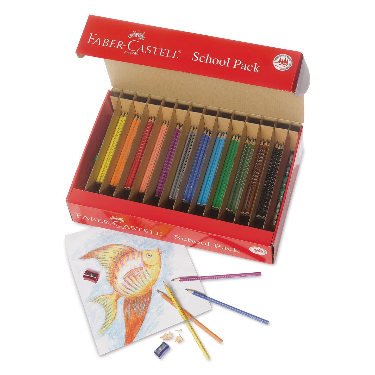Faber-Castell Grip Watercolor EcoPencil - School Pack, Set of 300