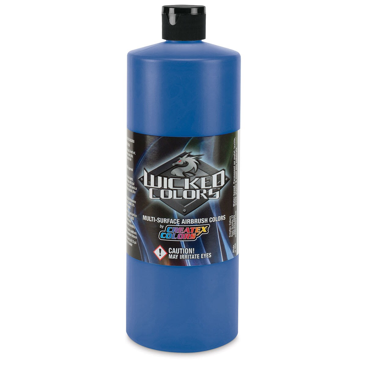 Createx Wicked Colors Airbrush Color - 32 oz, Detail Cerulean Blue