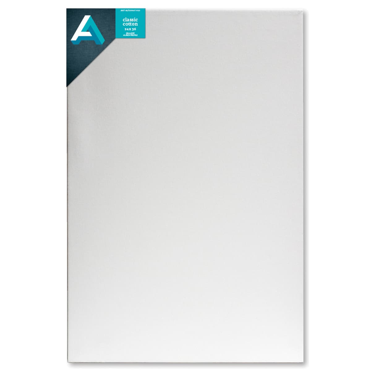 Art Alternatives Classic Cotton Stretched Canvas, Gallery, 1-3/8 in Profile, 24 in x 36 in