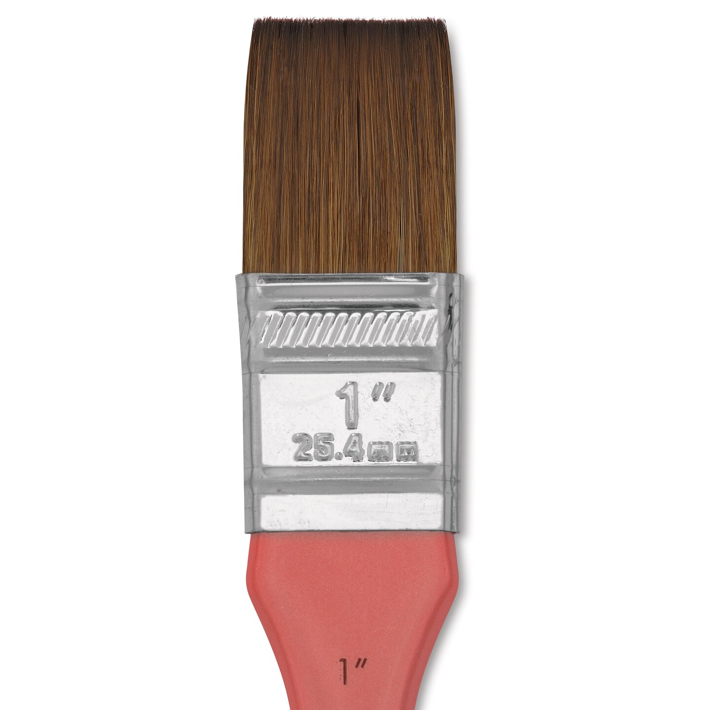 Dynasty Water Lily Watercolor Brush - Short Handle, Flat Wash, Size 1"