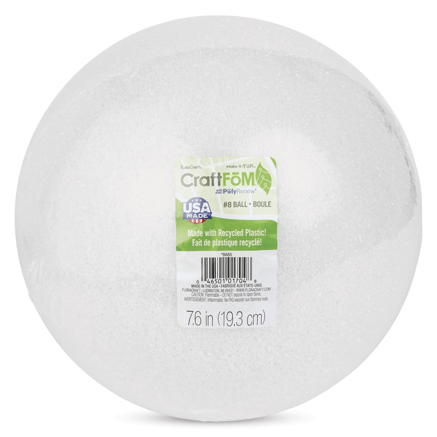 FloraCraft CraftFoM Blocks and Shapes - 9.6" Dia., Ball