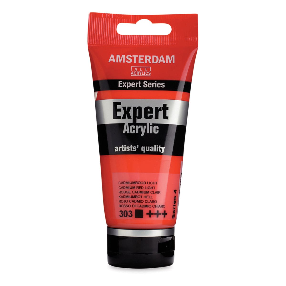 Amsterdam Expert Series Acrylics - Cadmium Red Light, 75 ml tube