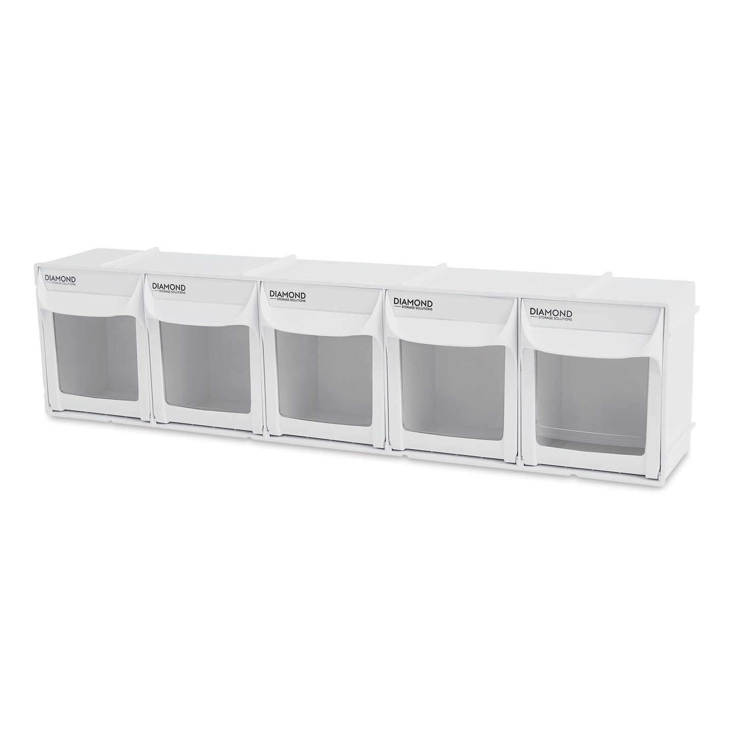 Diamond Storage Solutions - 5 Tip Out Bins, Full Width