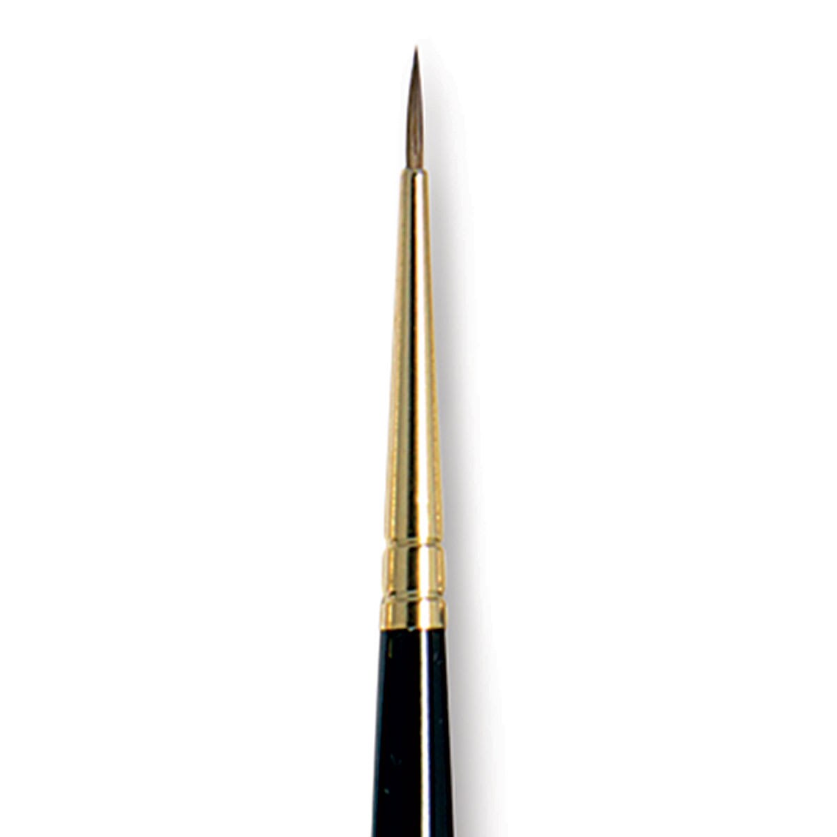 Da Vinci Maestro Kolinsky Brush - Full Belly Round, Short Handle, Size 3/0