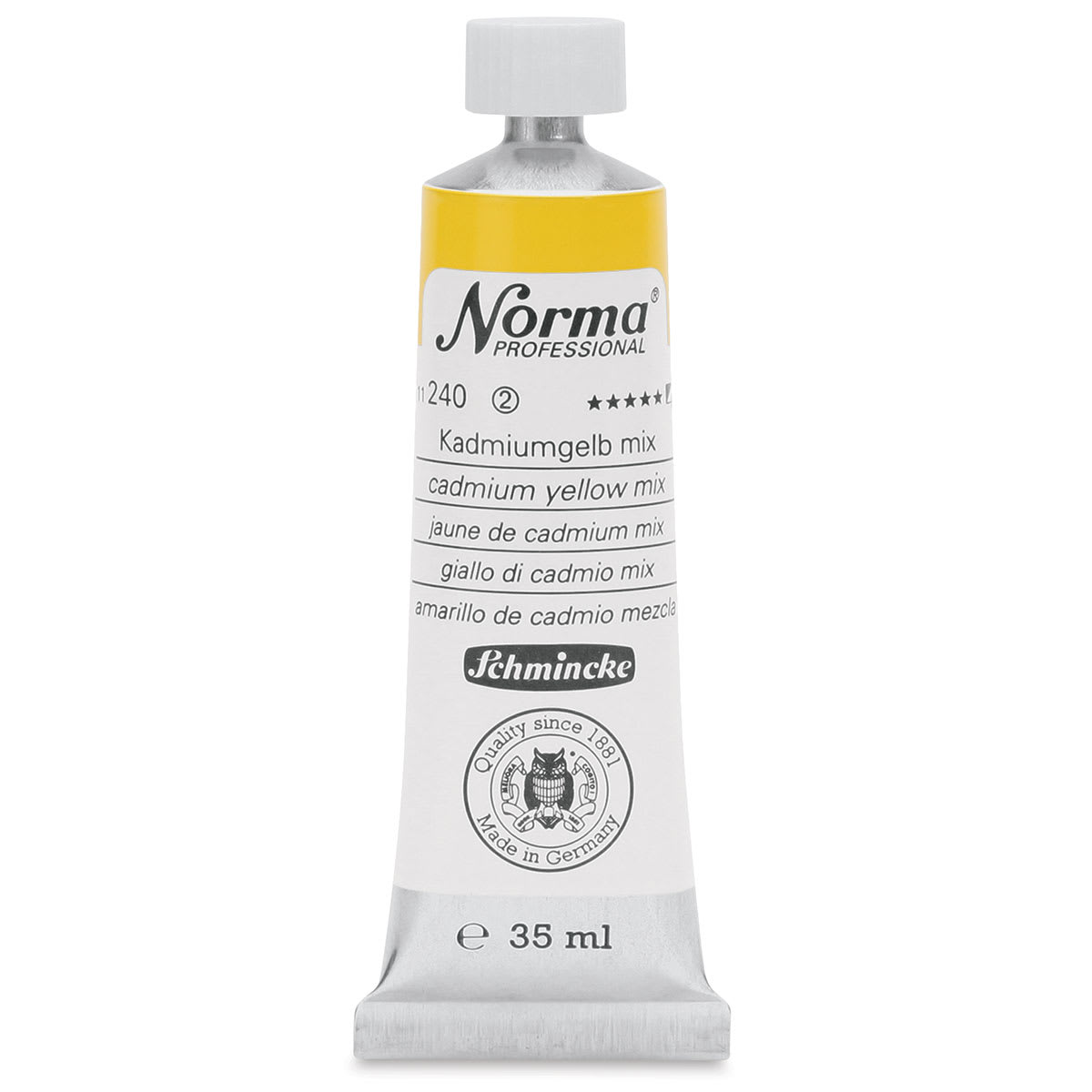 Schmincke Norma Professional Oil Paints - Cadmium Yellow Mix, 35 ml, Tube