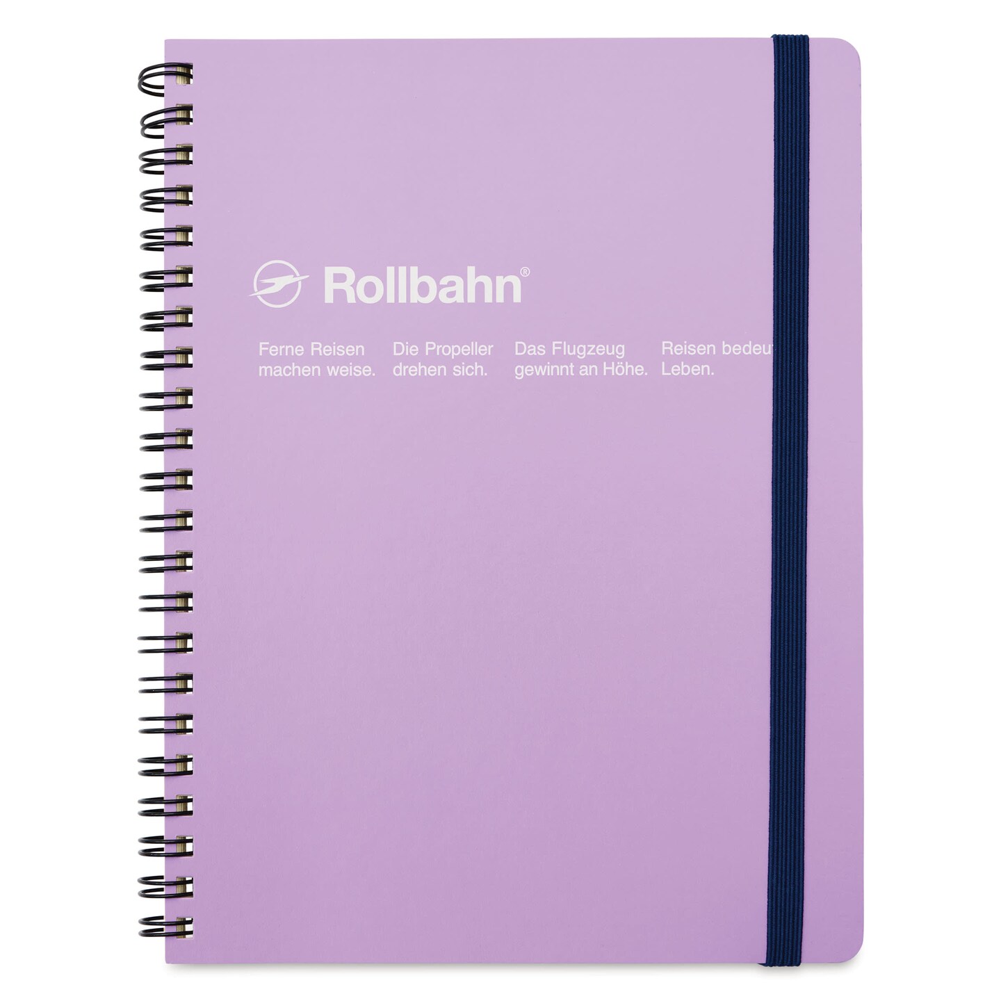 Delfonics Rollbahn Classic Spiral Notebook - Light Purple, A5