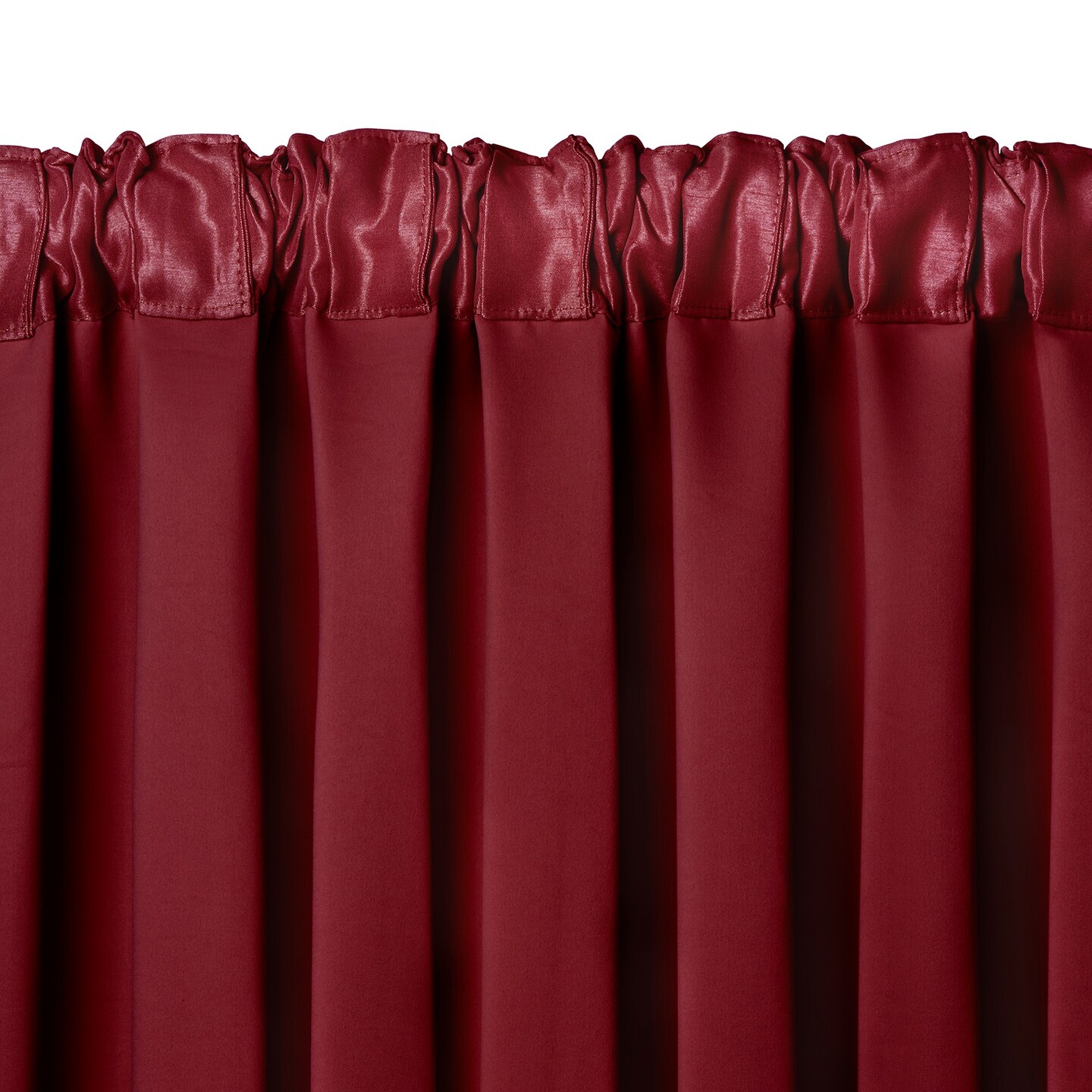 Threadmade Home All Seasons Blackout Window Curtain, Rouge - 52"W x 95"L