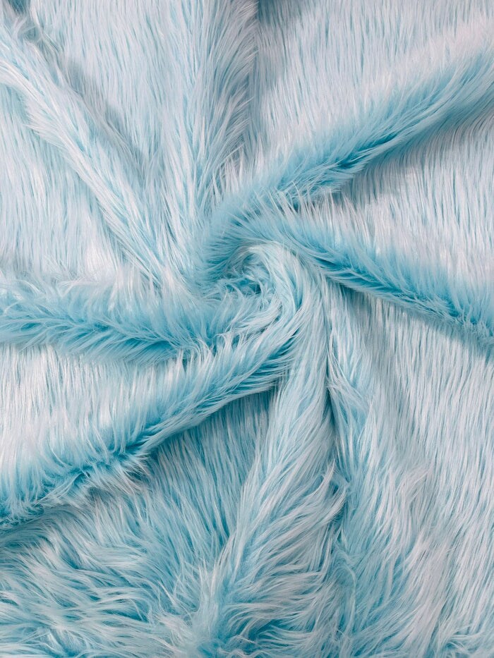 1 Yard Solid Faux Fox Fur Fabric for Cosplay Crafts Home Decor and Upholstery