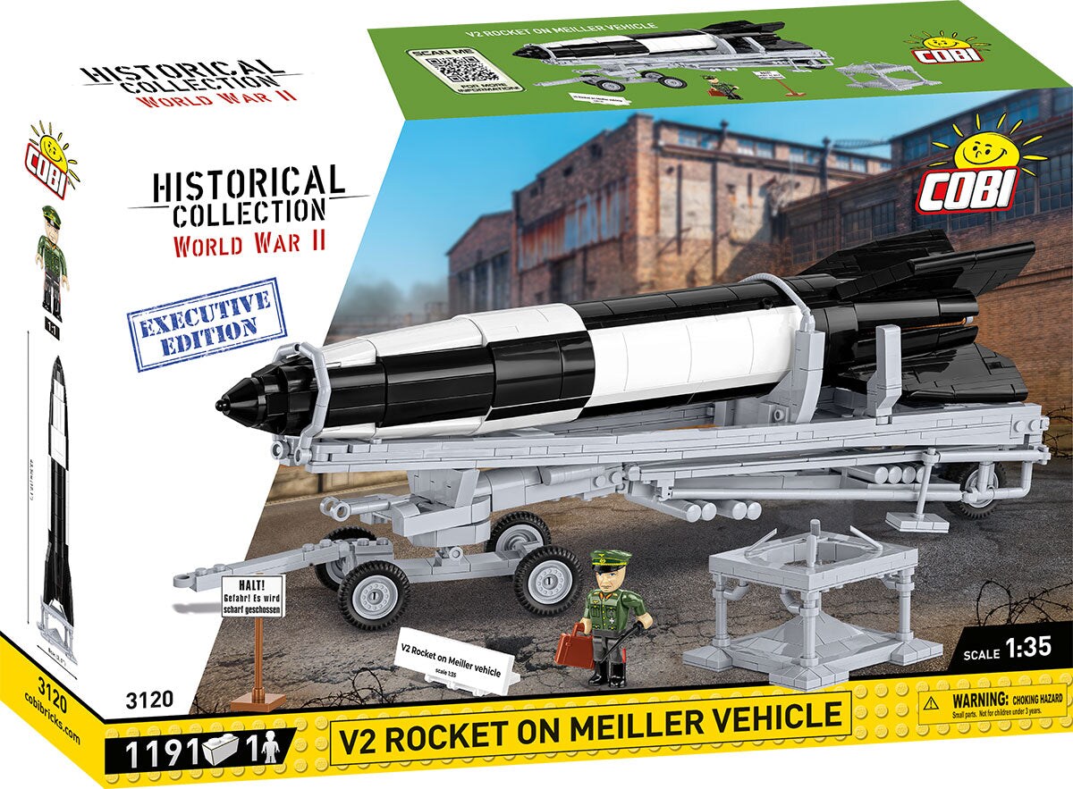 COBI Historical Collection WWII V2 Rocket &#x26; Transporter EXECUTIVE EDITION