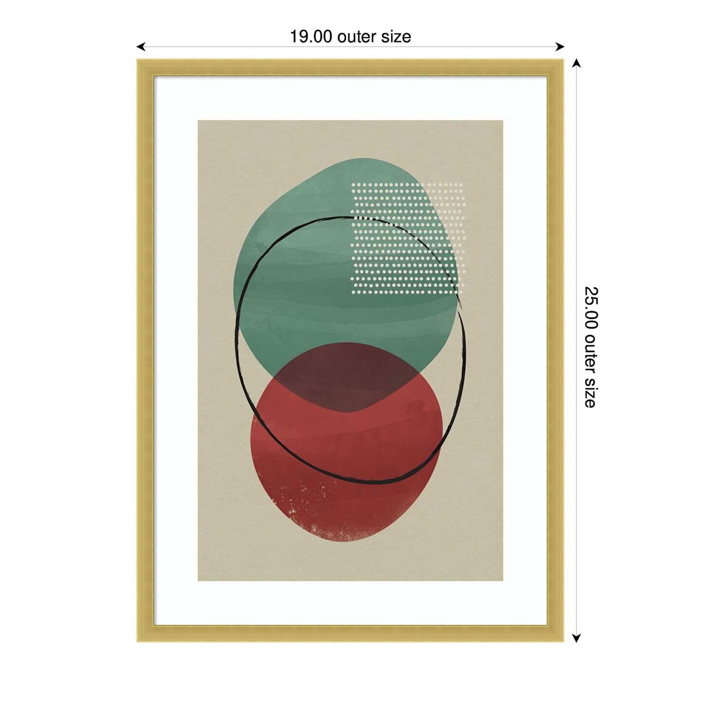 Geometric Hues I  by Gary William Wood Framed Wall Art Print