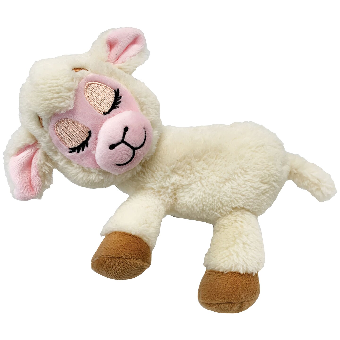 Happpy Nappers: Lullabrites Moon Pet - Lamb - Cream &#x26; Pink -Light &#x26; Sound Plush, Sleeping Animal, Plays Lullabies, Color Changing, Day-Night Toy, Kids