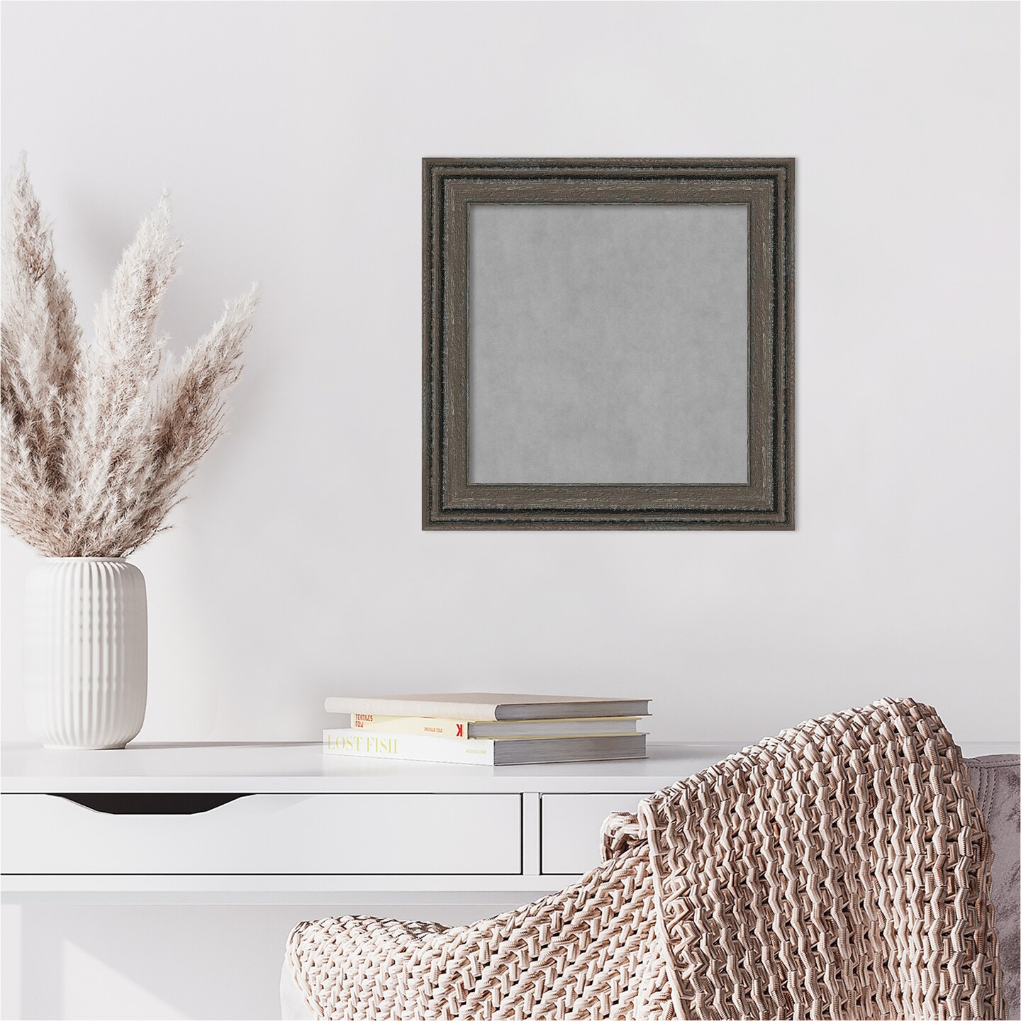 Upcycled Wood Framed Magnetic Board