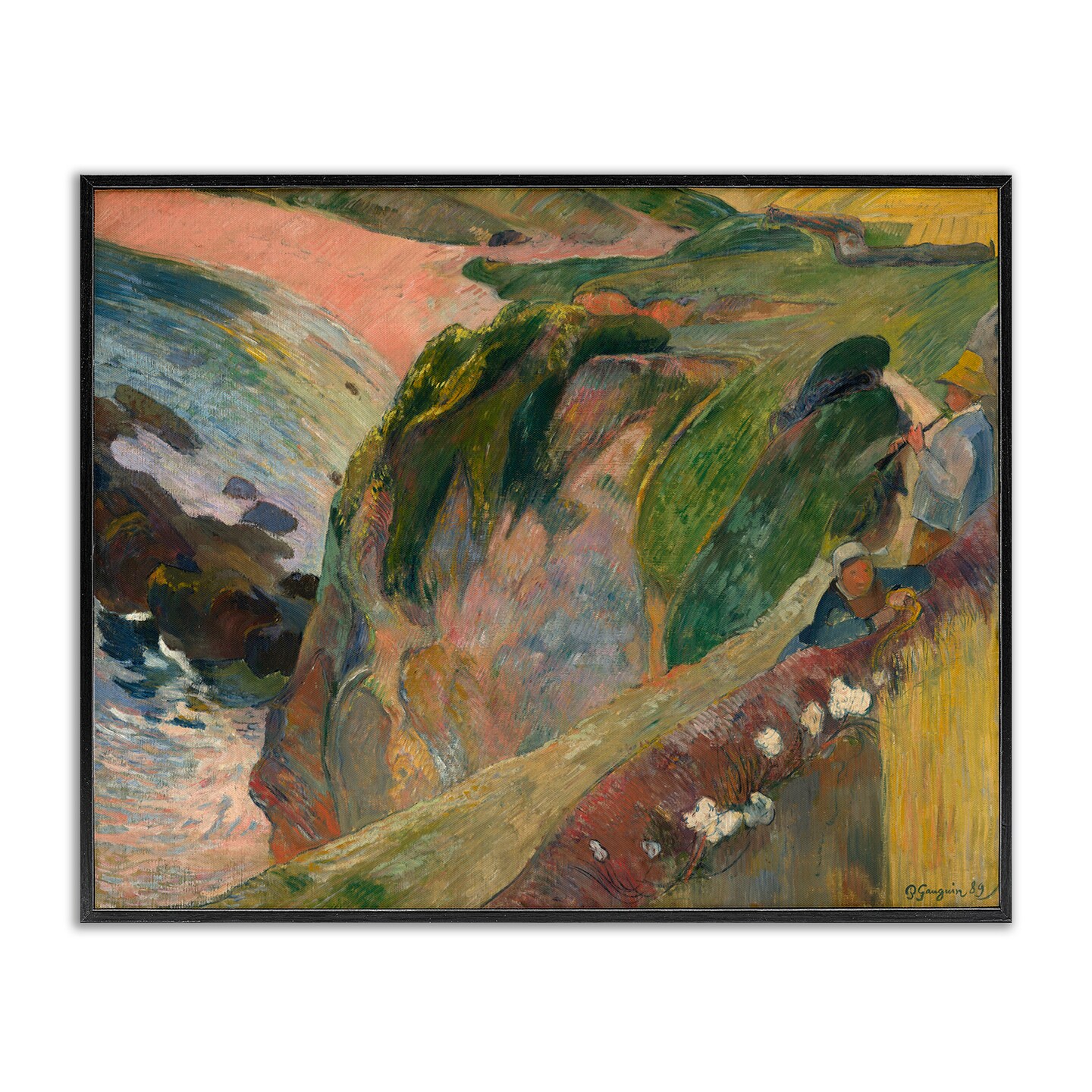 Stupell Industries Classic Gauguin Above The Sea Framed Giclee Wall Art Design by one1000paintings