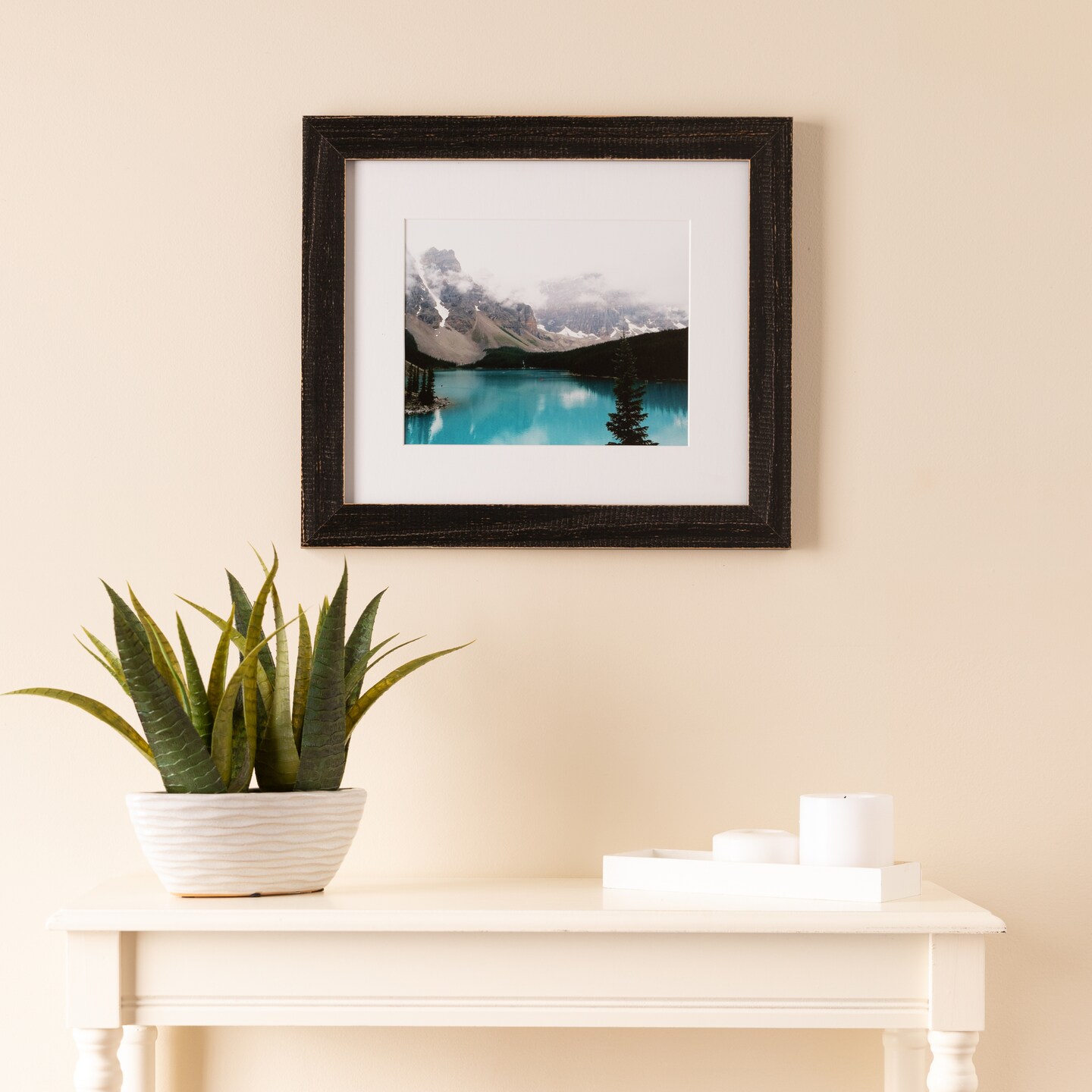 ArtToFrames 16x16 Inch Picture Frame, This 1.50 Inch Custom Wood Poster Frame is Available in Multiple Colors, Great for Your Art or Photos - Comes with Regular Glass and Corrugated Backing (A44LS)