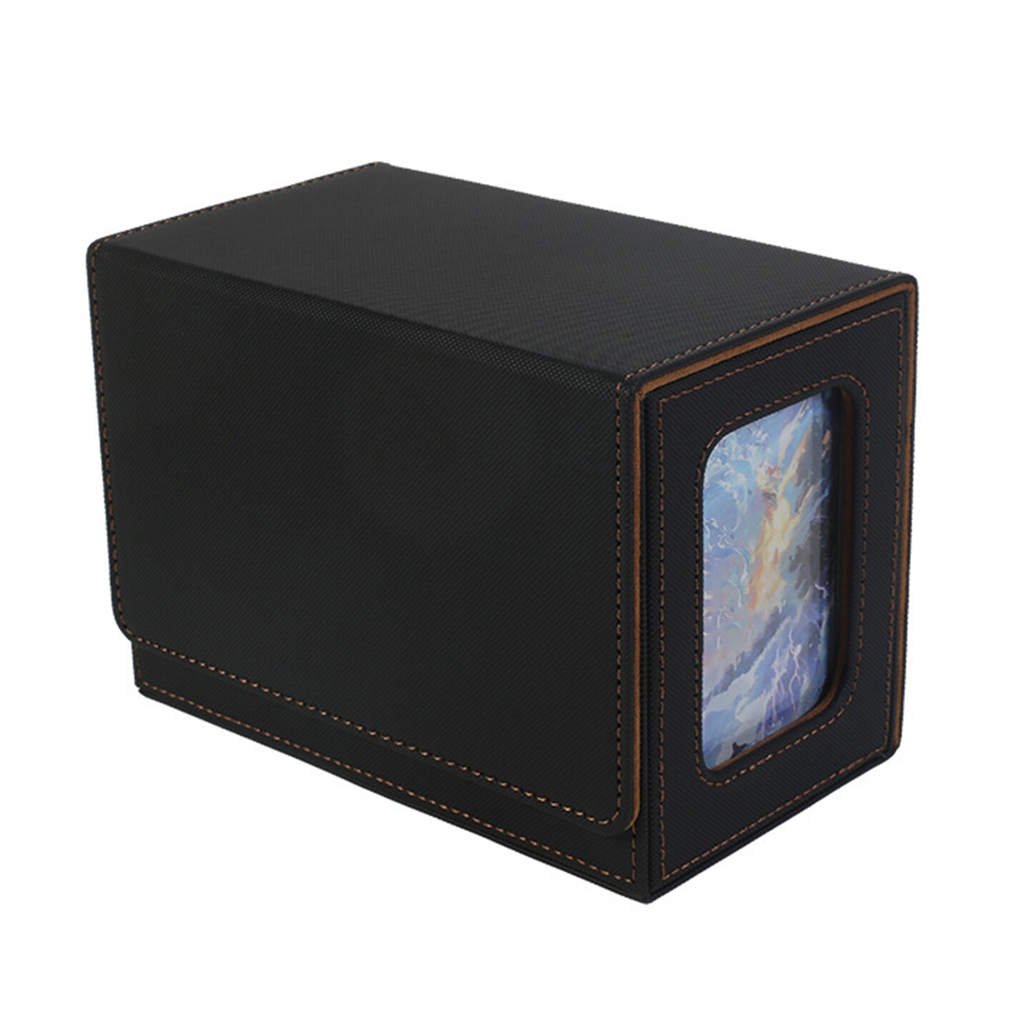 Large Capacity Card Storage Box Shockproof Scratch-Resistant Wide Mouth Design Easy Access Magnetic Closure Deck Box