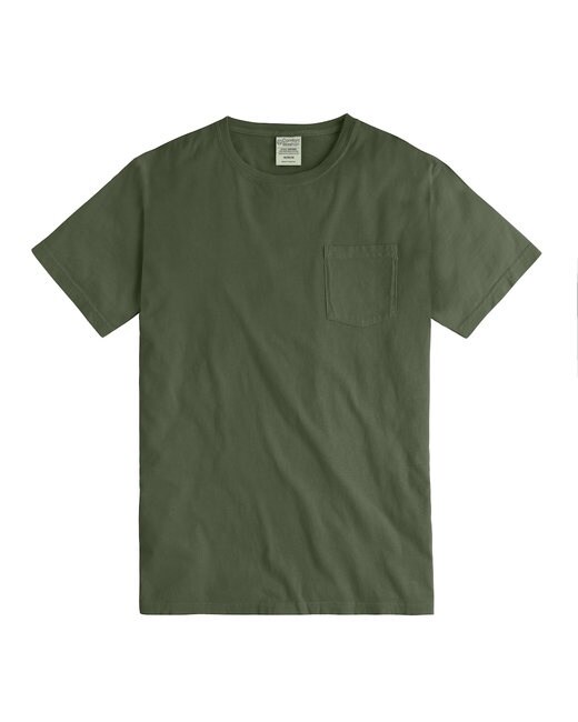 ComfortWash by Hanes&#xAE; Garment-Dyed Crew Neck Short Sleeve T-Shirt with Pocket