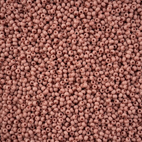 John Bead 11/0 Opaque Dyed Solgel Czech Glass Seed Beads, 23g
