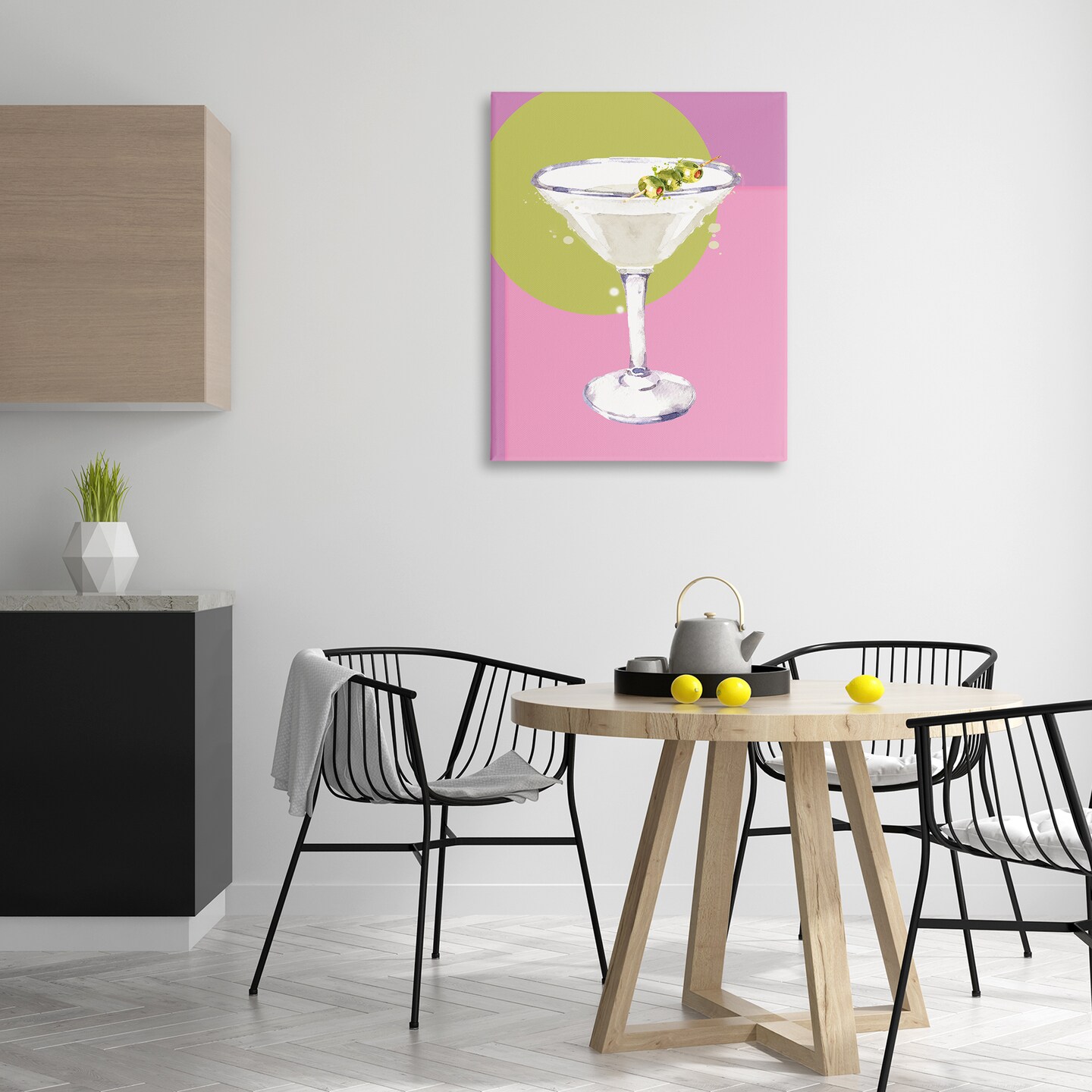 Stupell Industries Olive Martini Cocktail Canvas Wall Art Design by Susan Jill